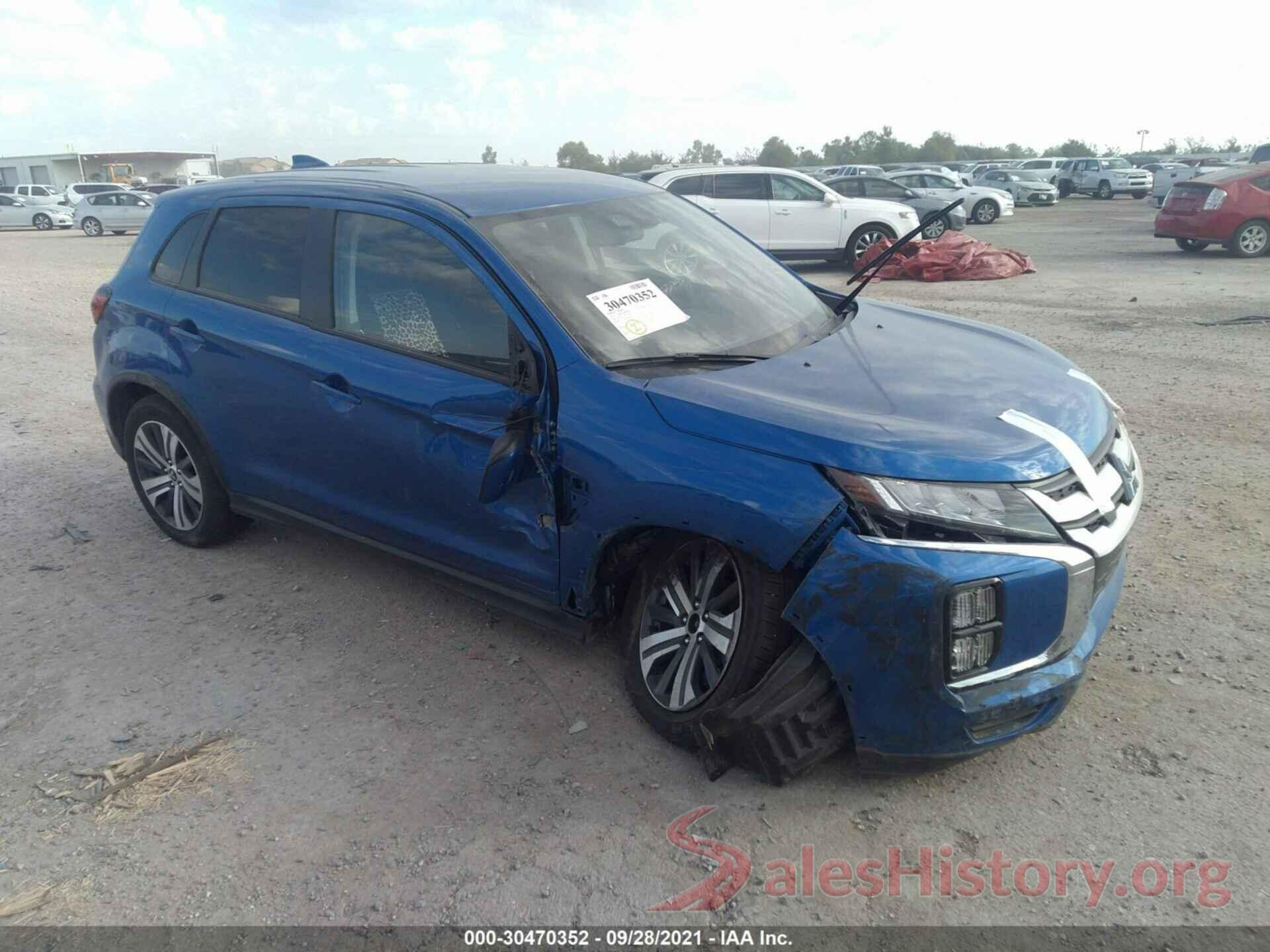 JA4APUAU1MU024289 2021 MITSUBISHI OUTLANDER SPORT