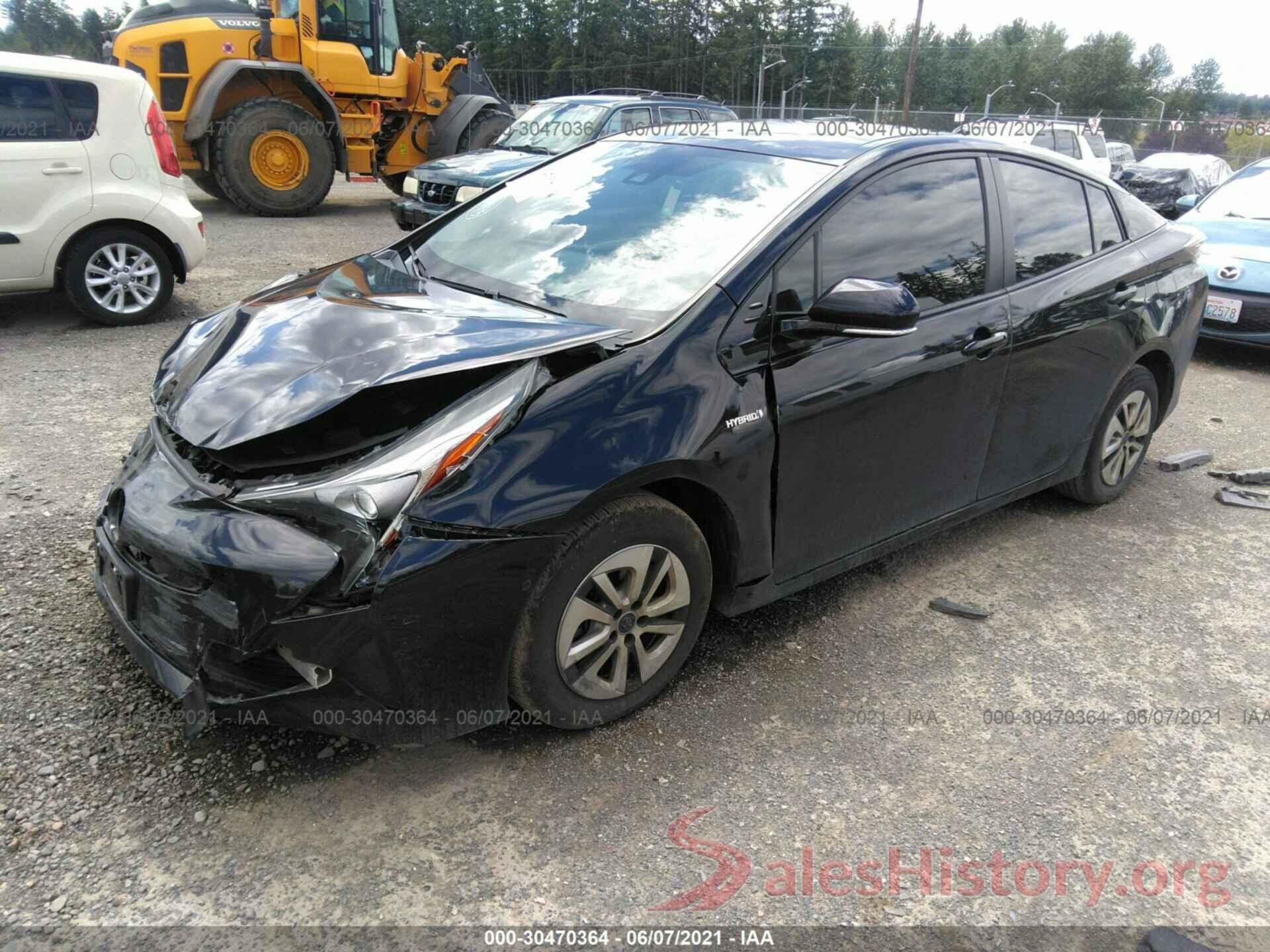 JTDKBRFUXH3049668 2017 TOYOTA PRIUS