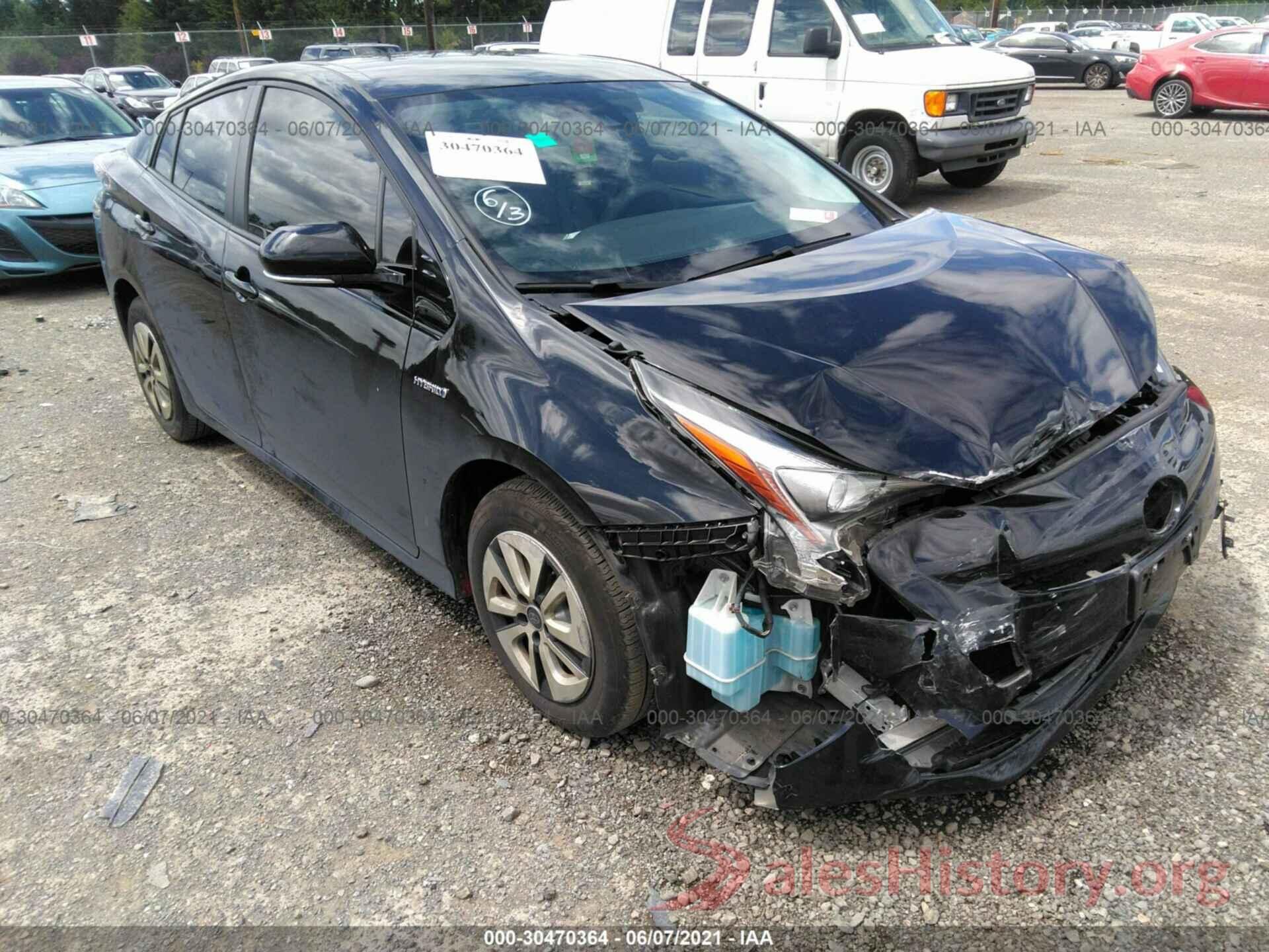 JTDKBRFUXH3049668 2017 TOYOTA PRIUS