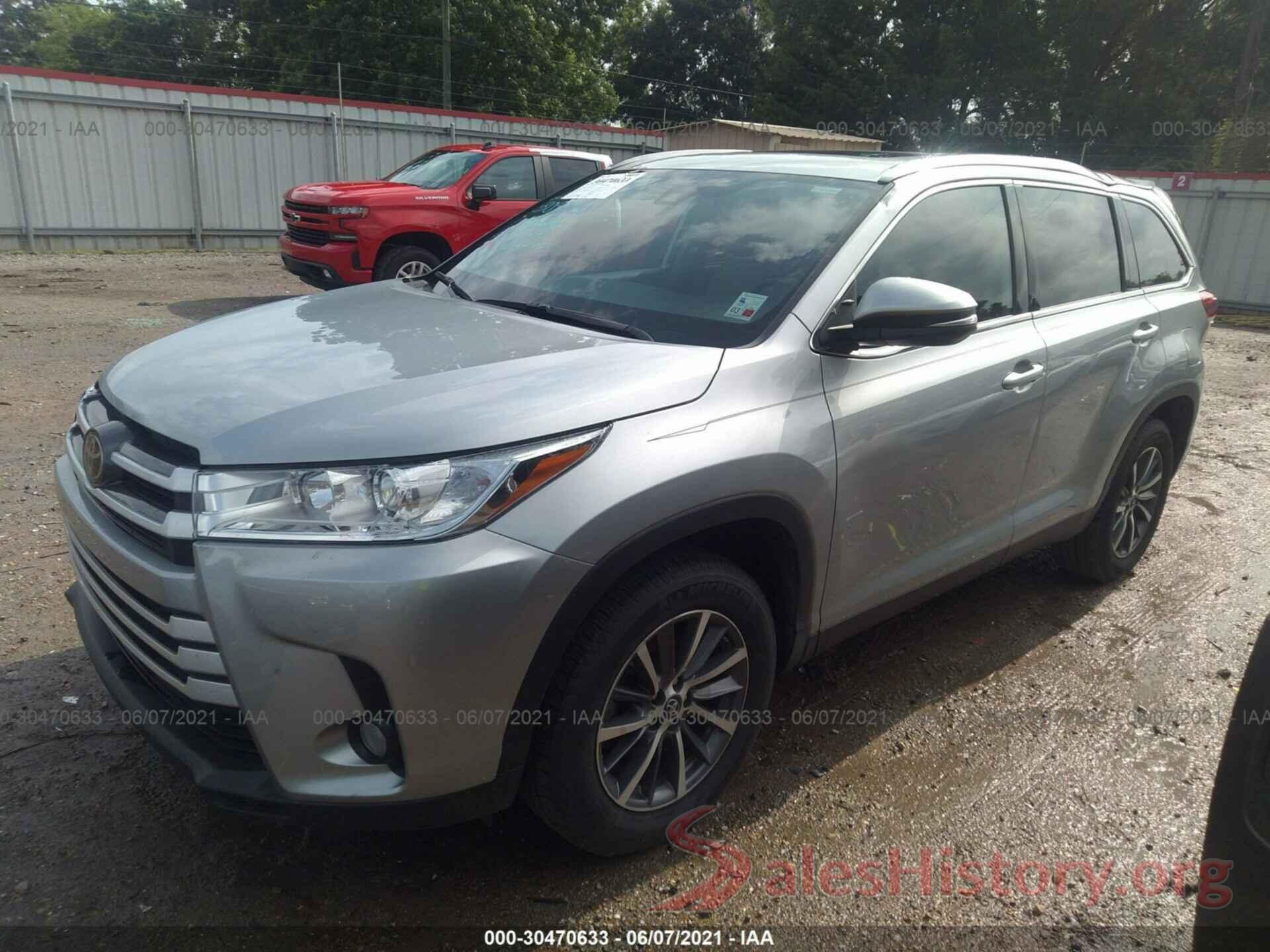 5TDKZRFH9KS313483 2019 TOYOTA HIGHLANDER