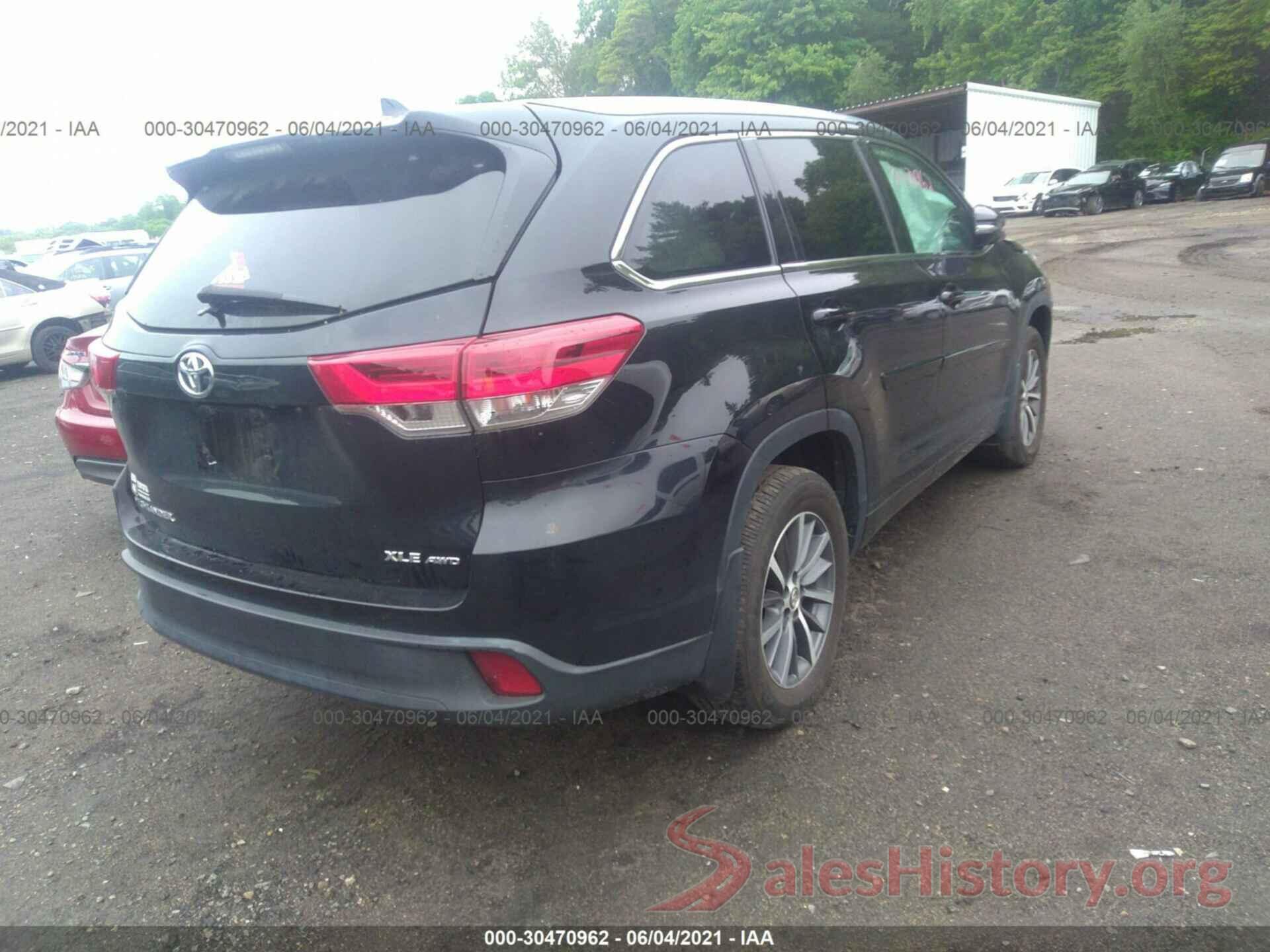 5TDJZRFH5JS861071 2018 TOYOTA HIGHLANDER