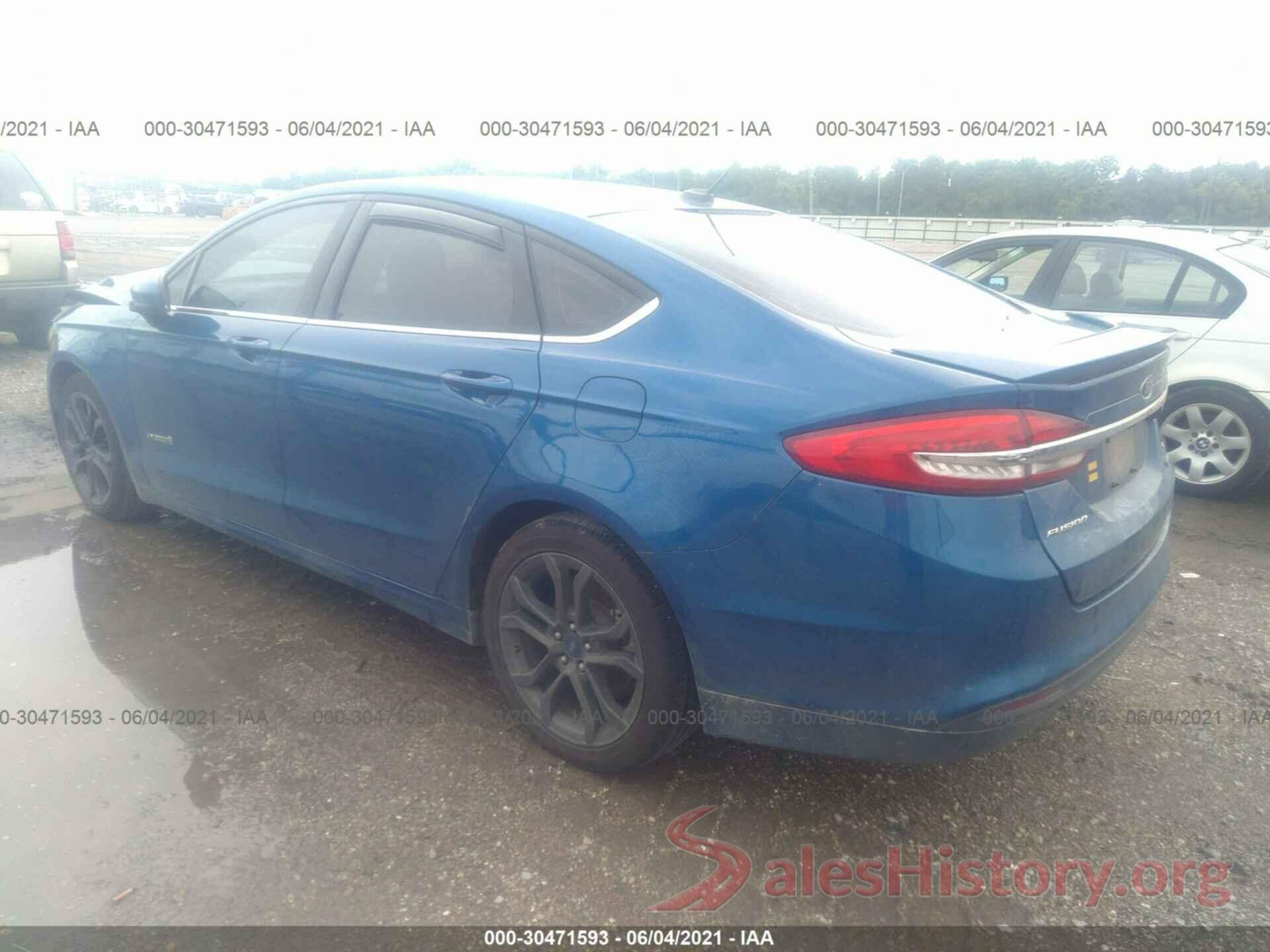 3FA6P0LU5JR124101 2018 FORD FUSION HYBRID