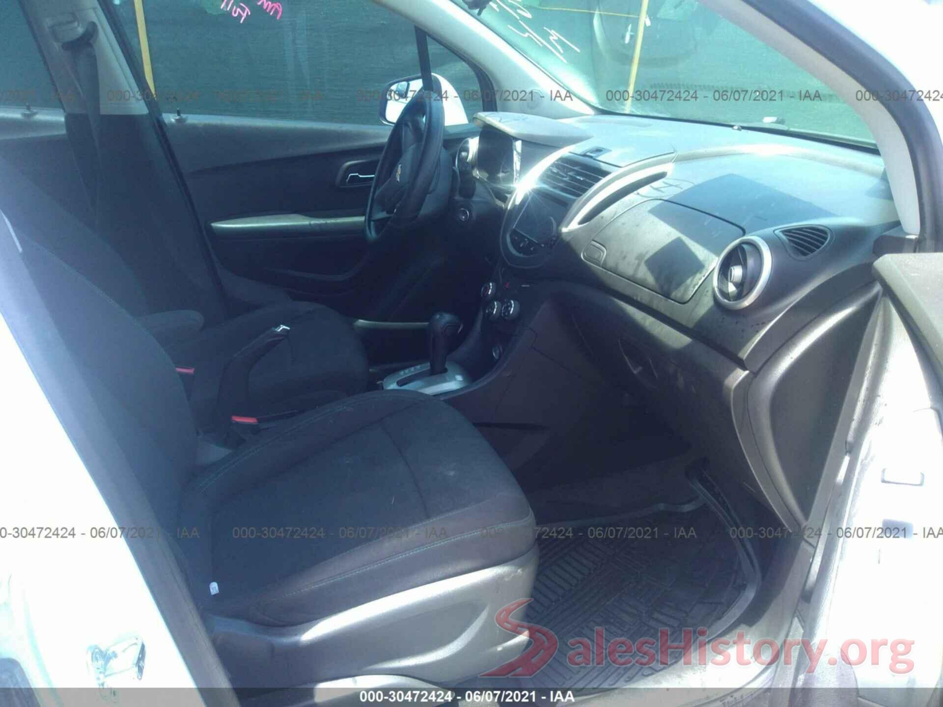 KL7CJKSB1GB565521 2016 CHEVROLET TRAX