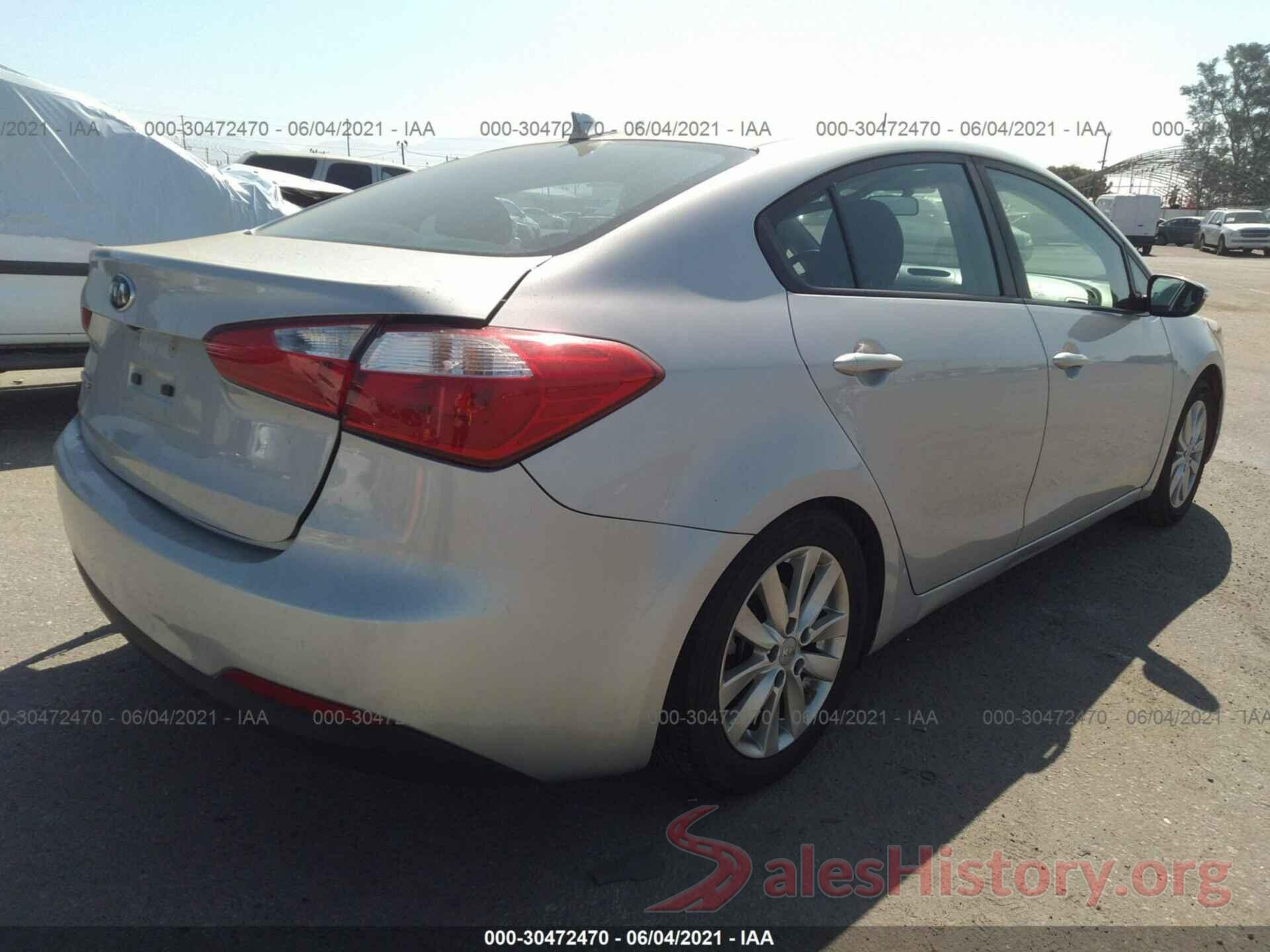 KNAFX4A6XG5551448 2016 KIA FORTE