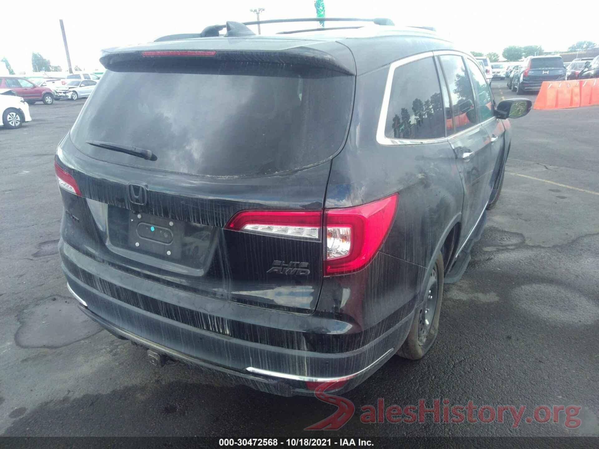 5FNYF6H07KB007699 2019 HONDA PILOT