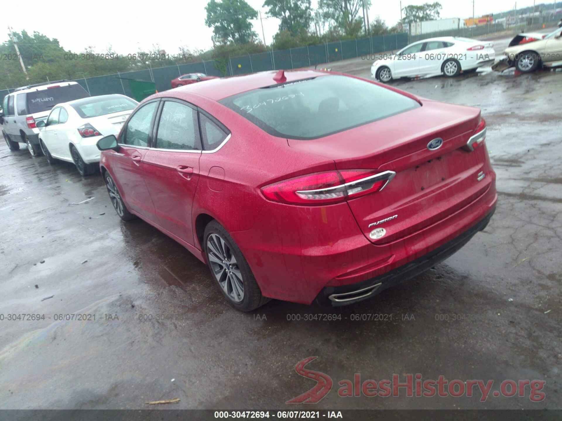 3FA6P0T97LR167742 2020 FORD FUSION