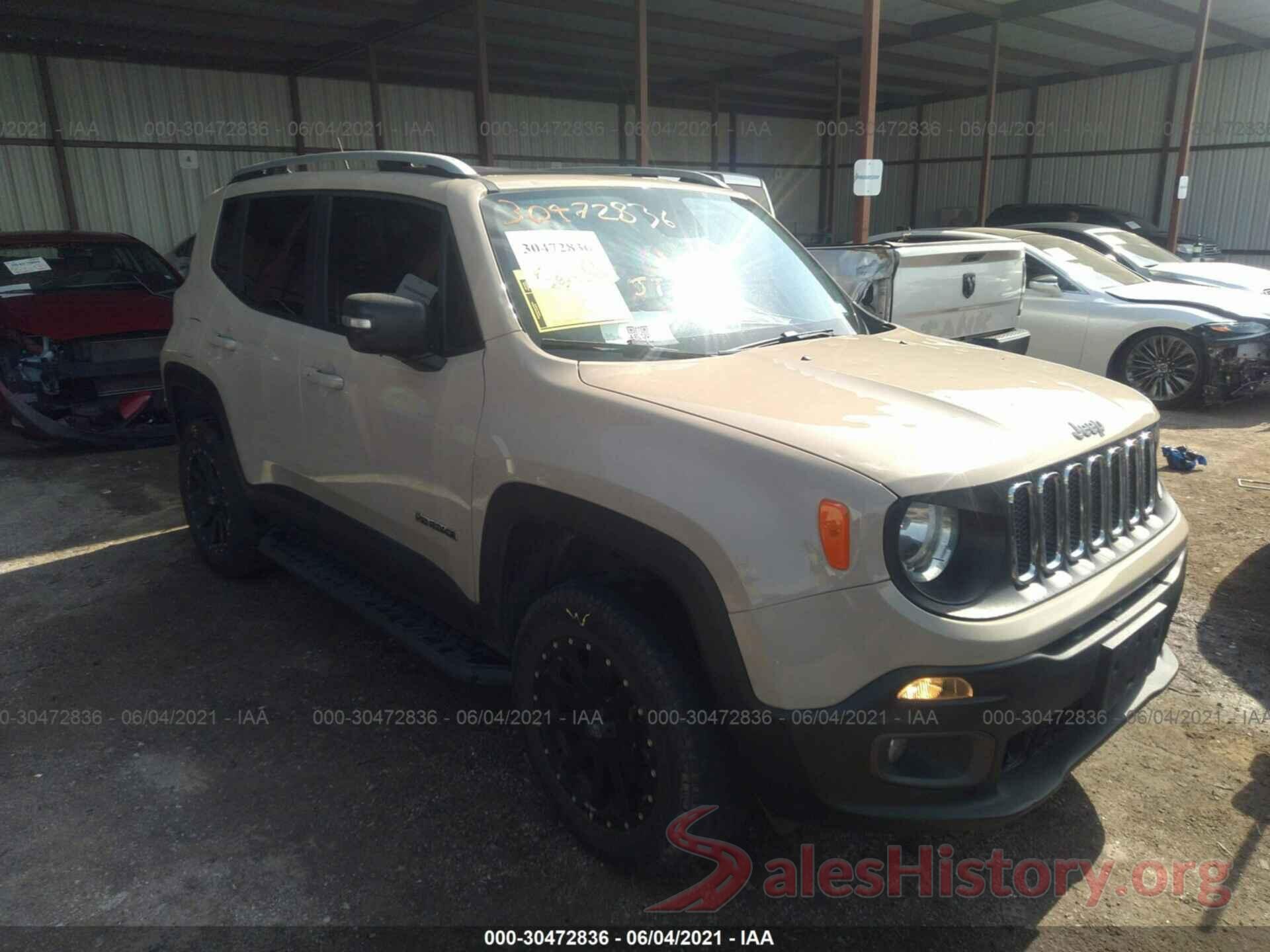 ZACCJBDT3GPC64697 2016 JEEP RENEGADE