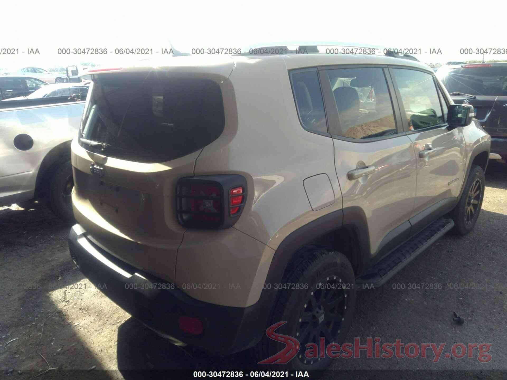 ZACCJBDT3GPC64697 2016 JEEP RENEGADE