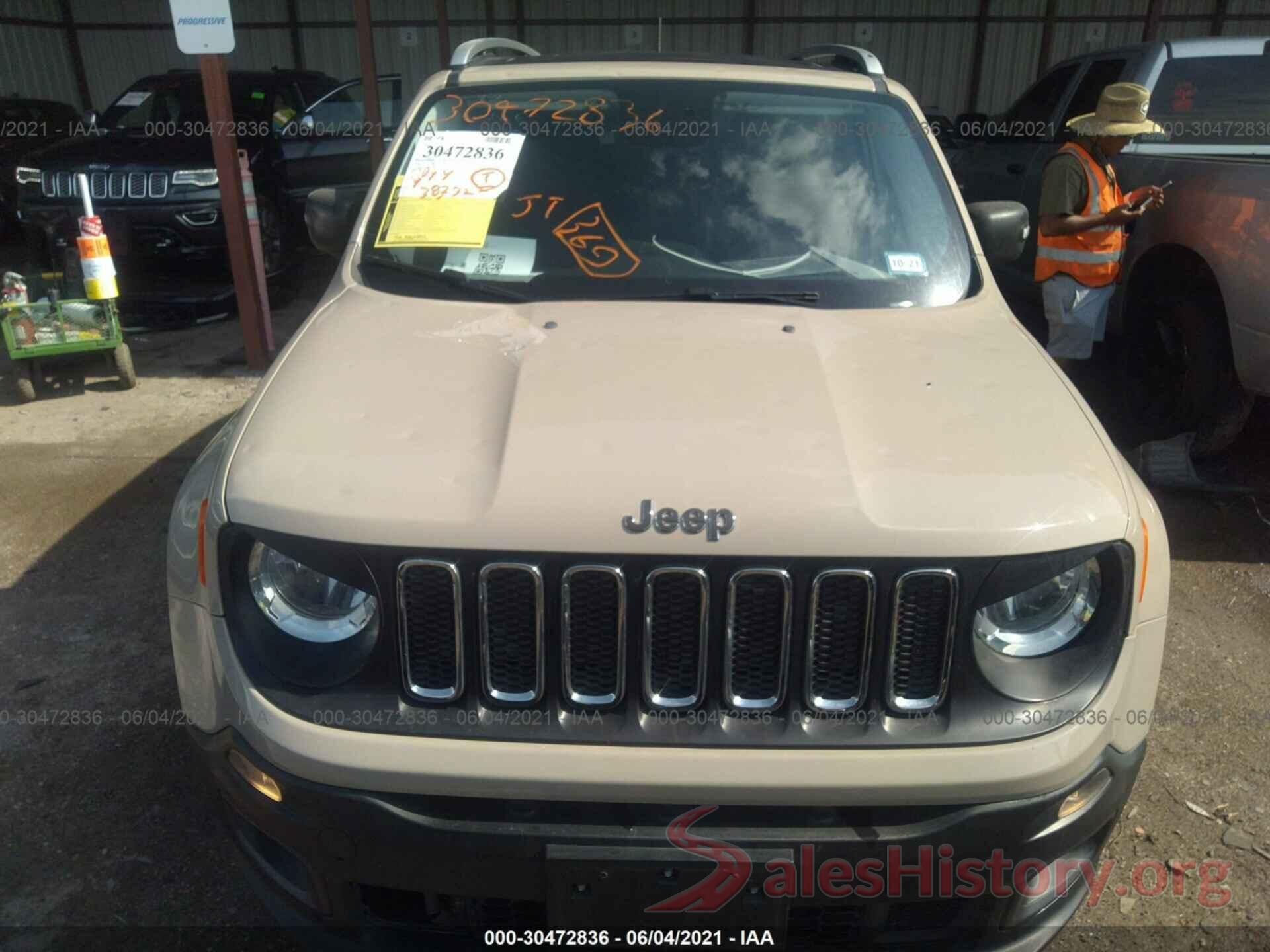 ZACCJBDT3GPC64697 2016 JEEP RENEGADE