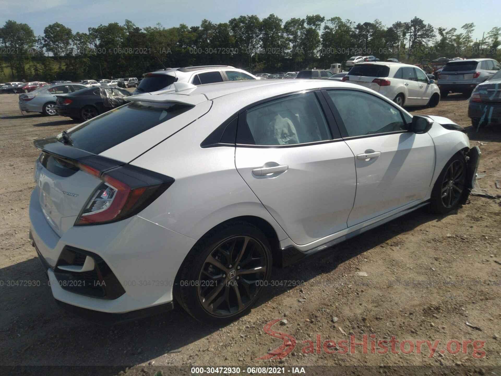 SHHFK7H41MU402569 2021 HONDA CIVIC HATCHBACK