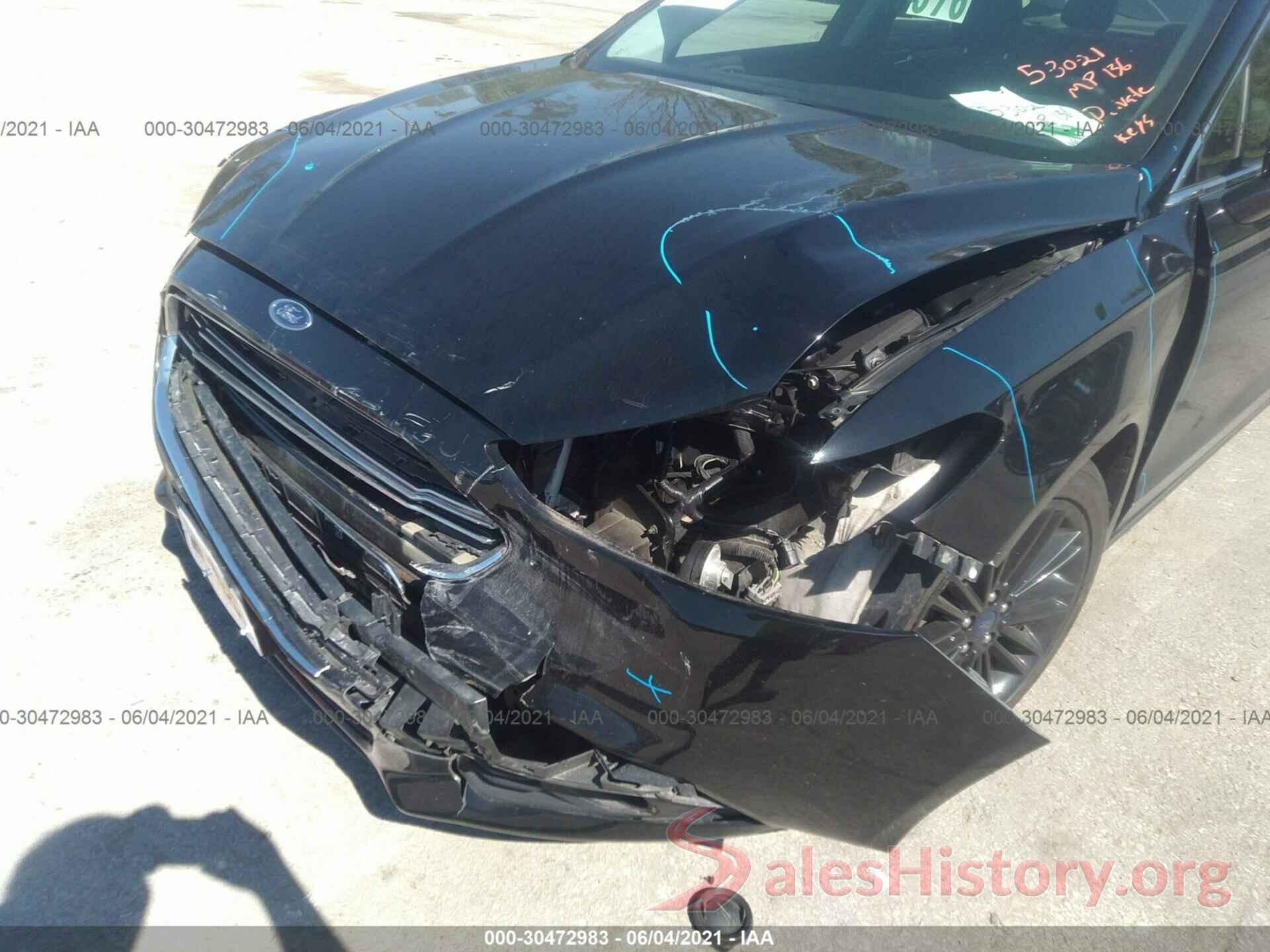 3FA6P0HD3GR301343 2016 FORD FUSION