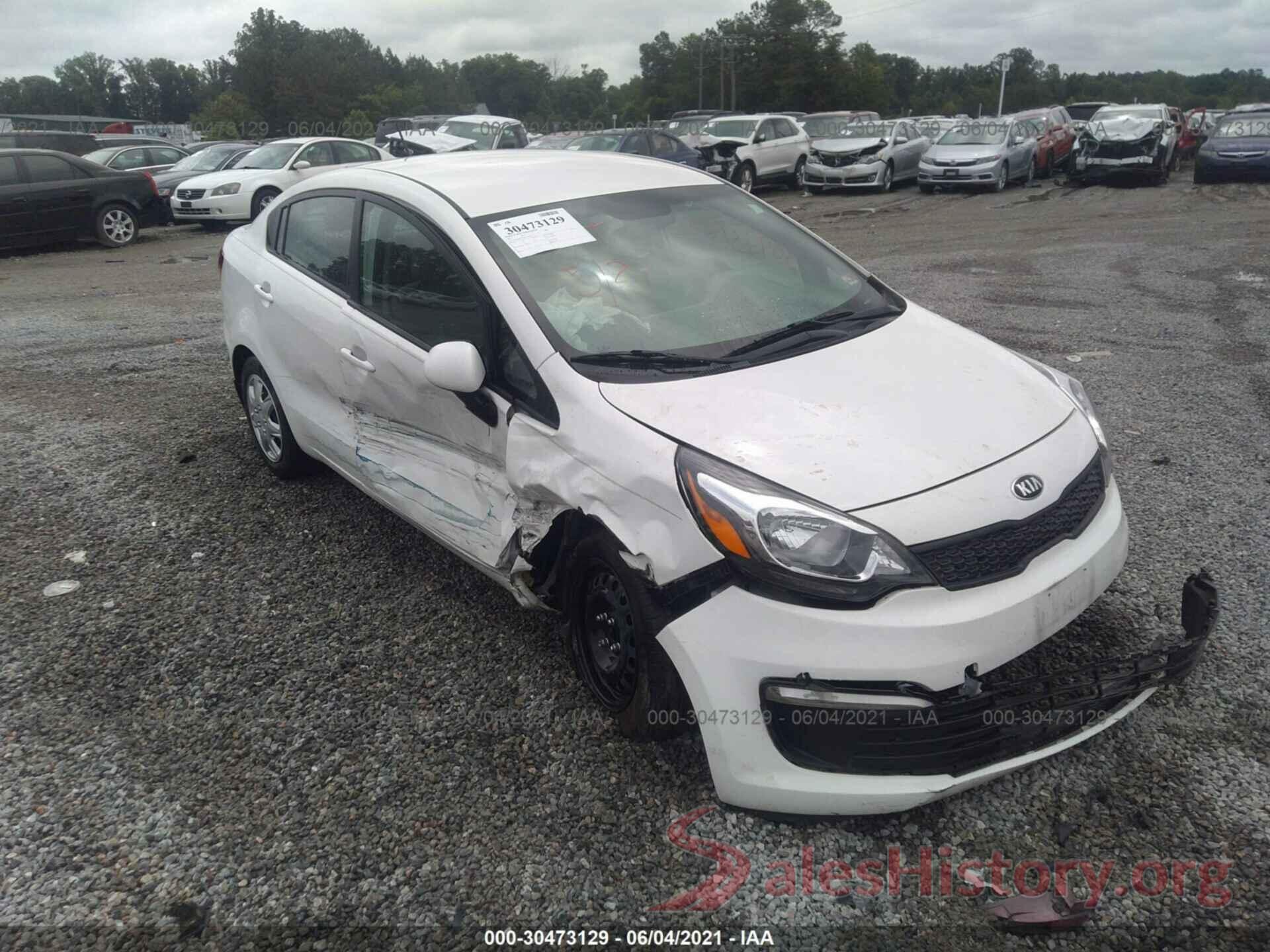 KNADM4A31H6119459 2017 KIA RIO