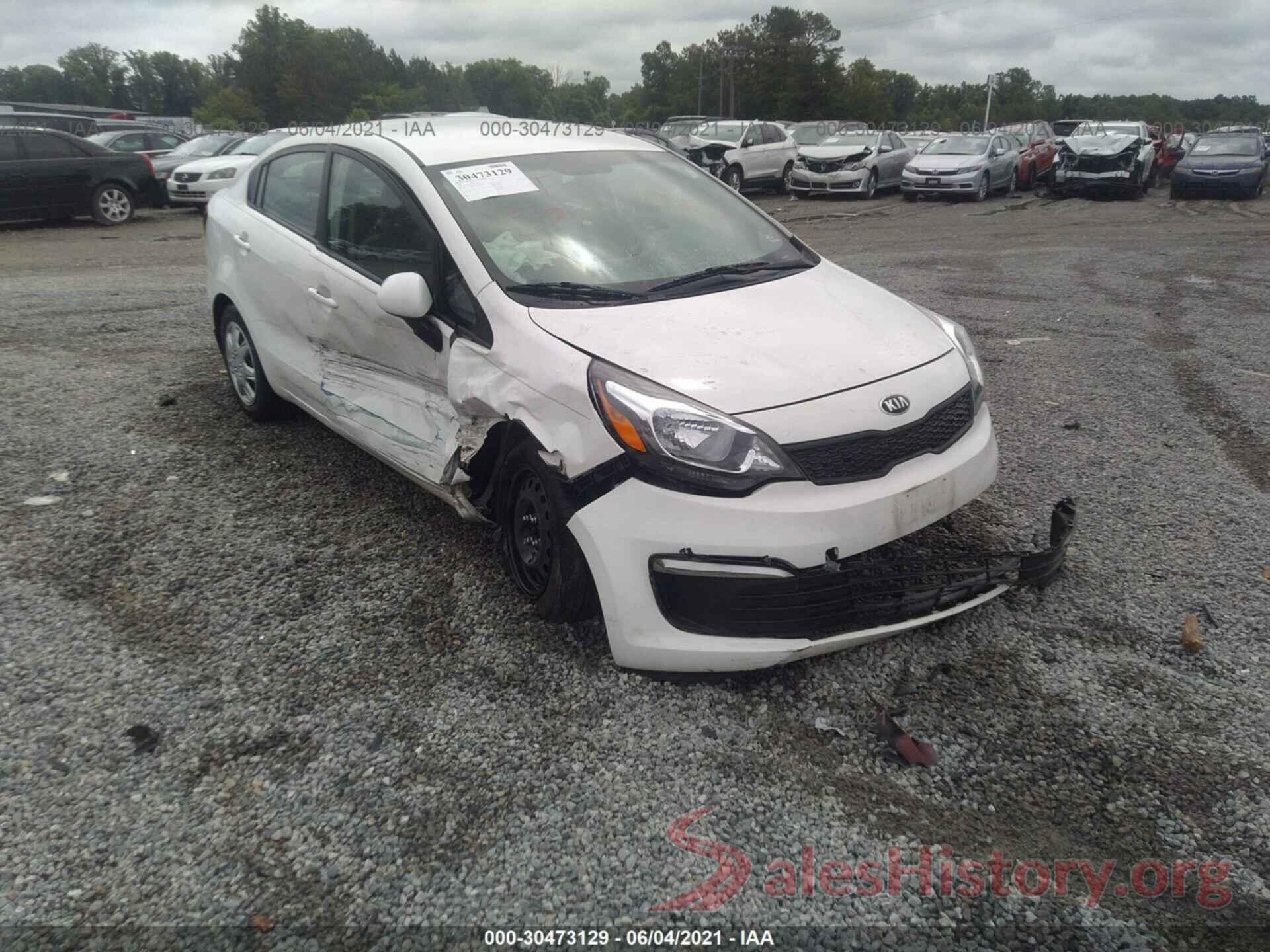 KNADM4A31H6119459 2017 KIA RIO