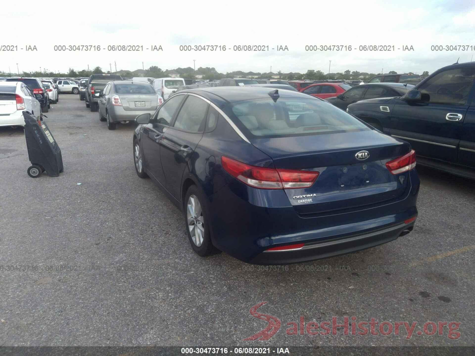 5XXGT4L32GG003929 2016 KIA OPTIMA