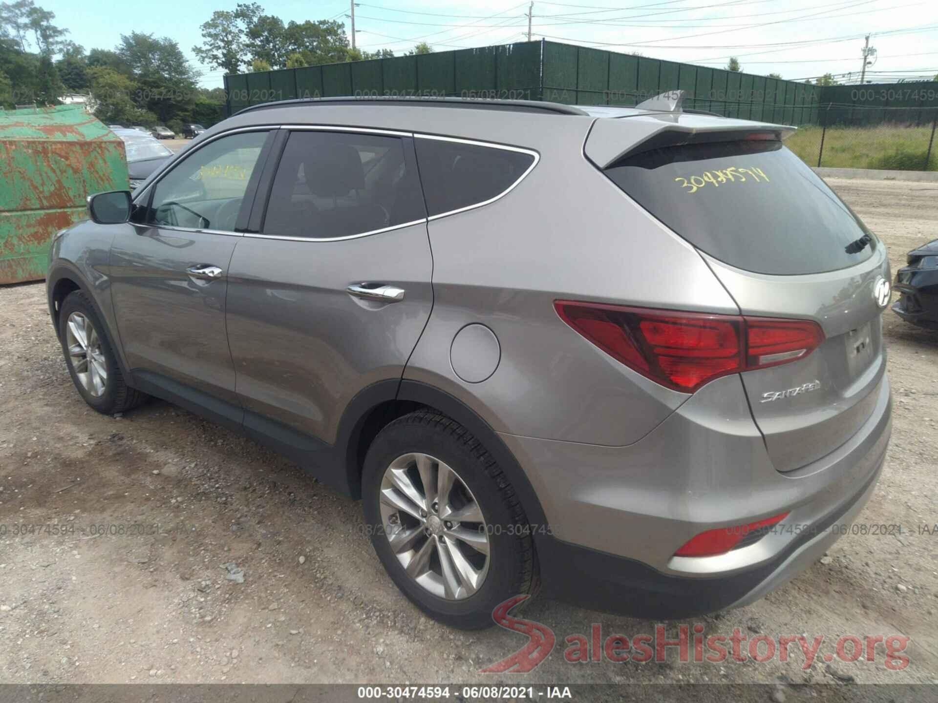 5XYZUDLA8HG488711 2017 HYUNDAI SANTA FE SPORT