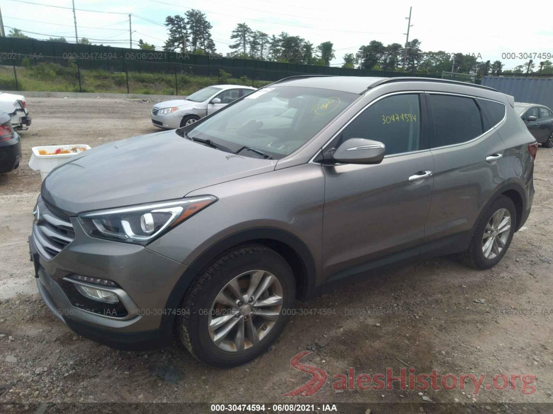 5XYZUDLA8HG488711 2017 HYUNDAI SANTA FE SPORT