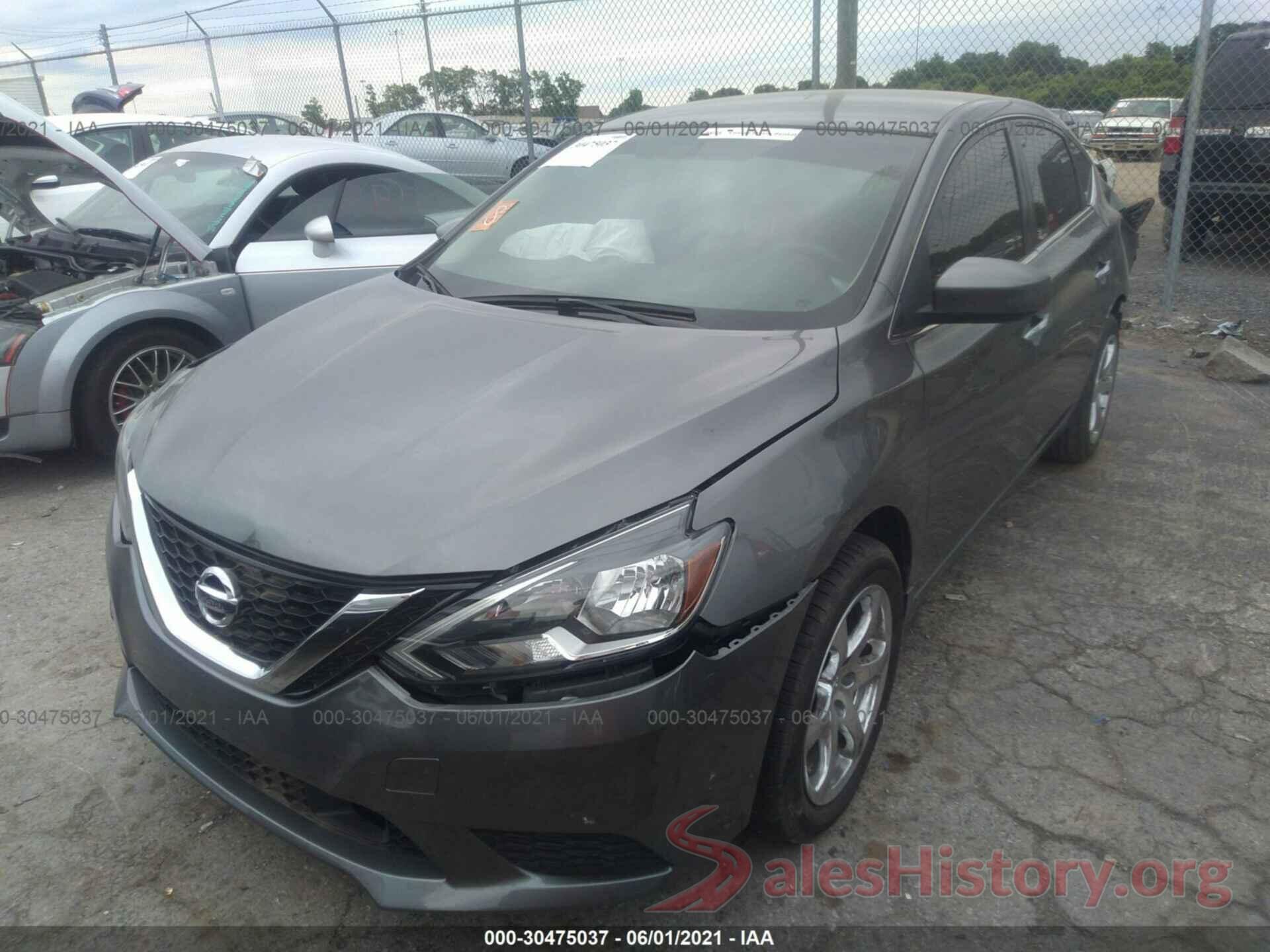 3N1AB7AP4KY261744 2019 NISSAN SENTRA