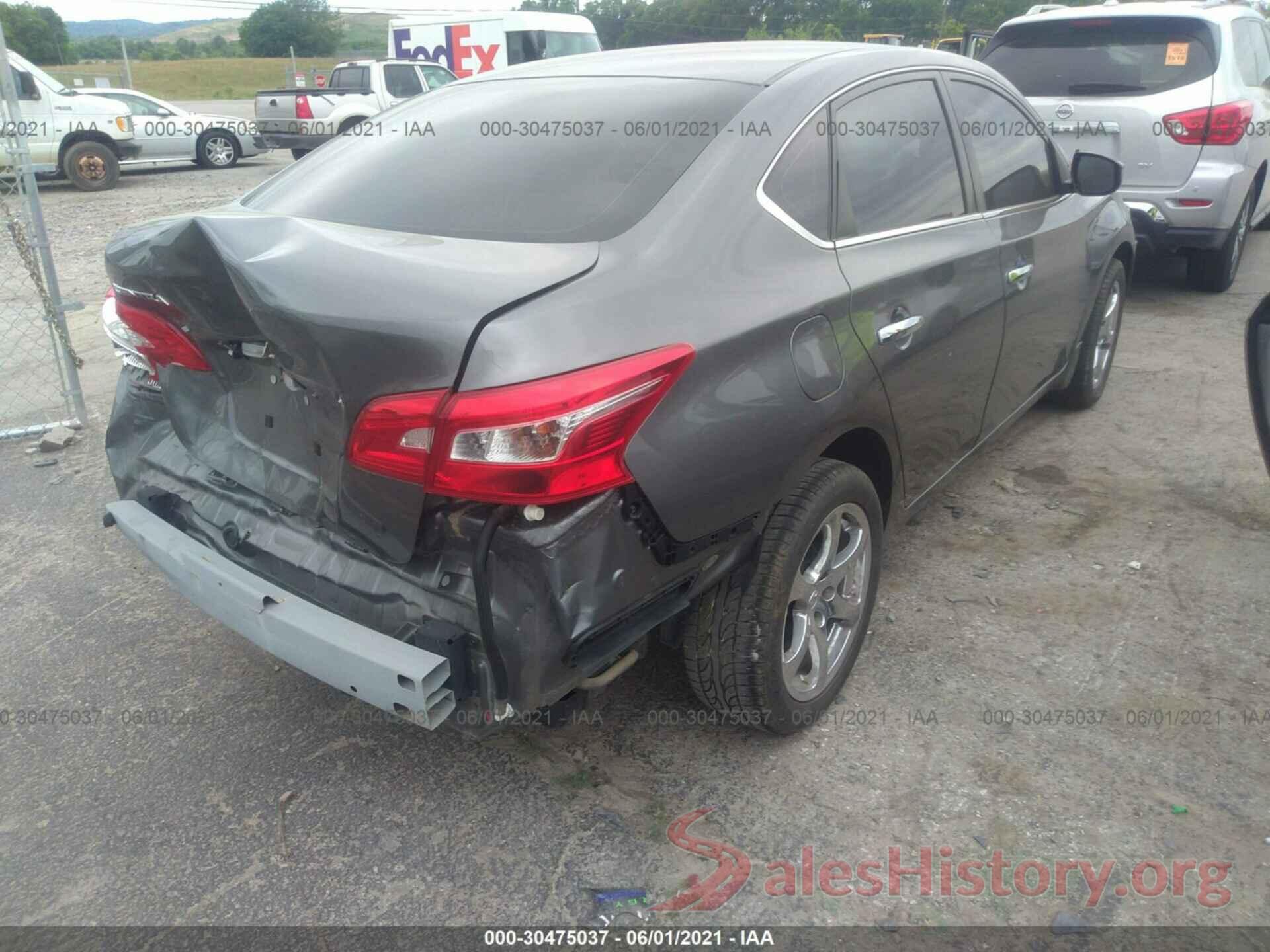 3N1AB7AP4KY261744 2019 NISSAN SENTRA