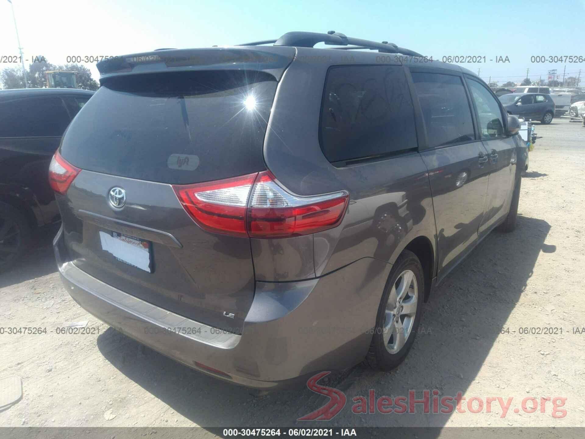 5TDKK3DC7GS729029 2016 TOYOTA SIENNA