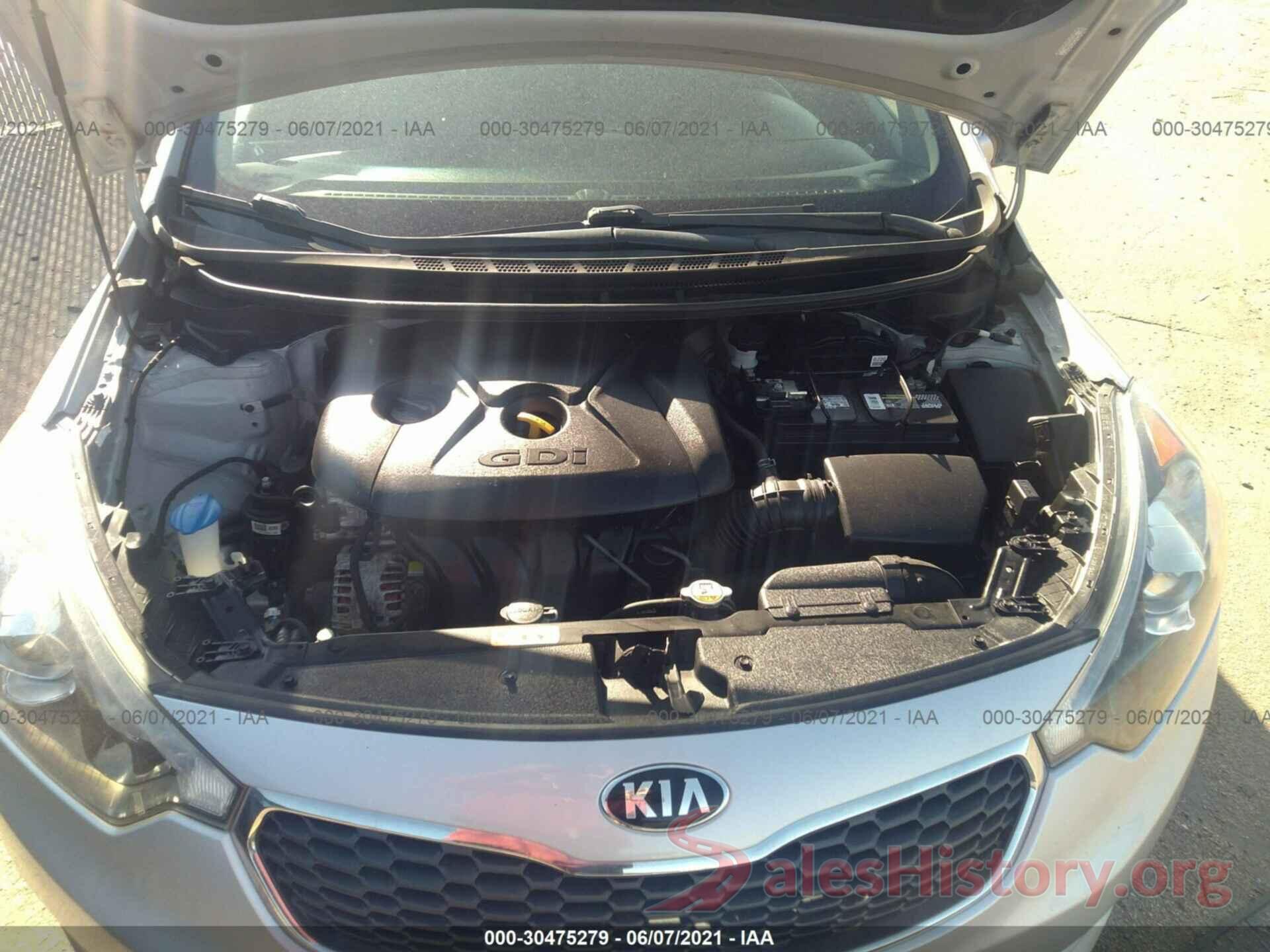 KNAFX4A87G5529568 2016 KIA FORTE