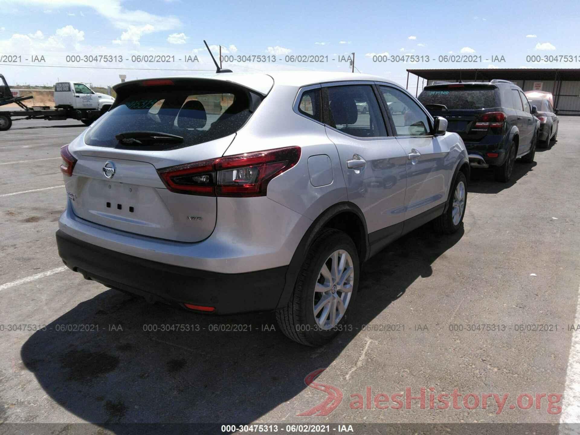 JN1BJ1AW7MW423503 2021 NISSAN ROGUE SPORT