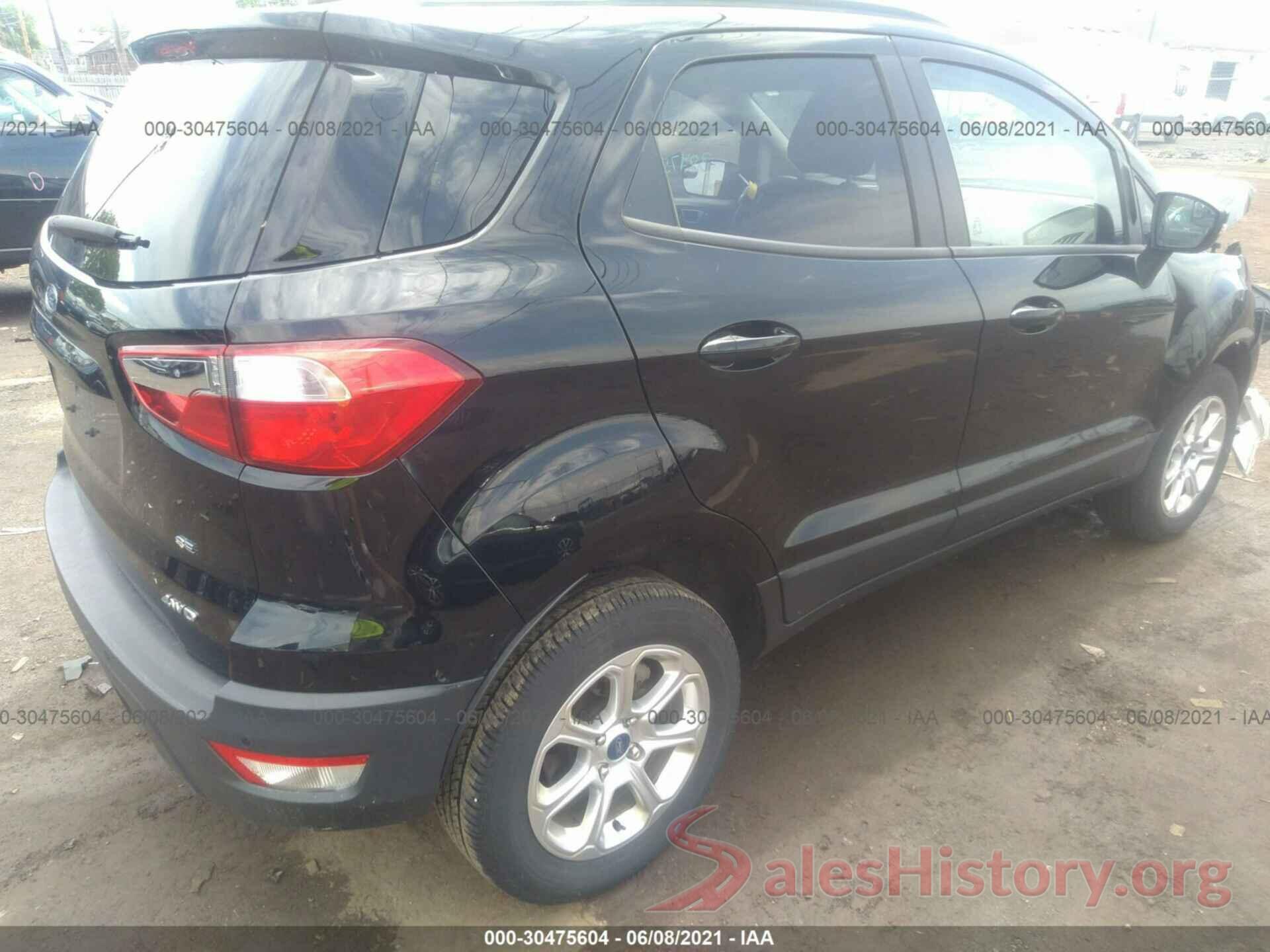 MAJ6S3GL4KC287694 2019 FORD ECOSPORT