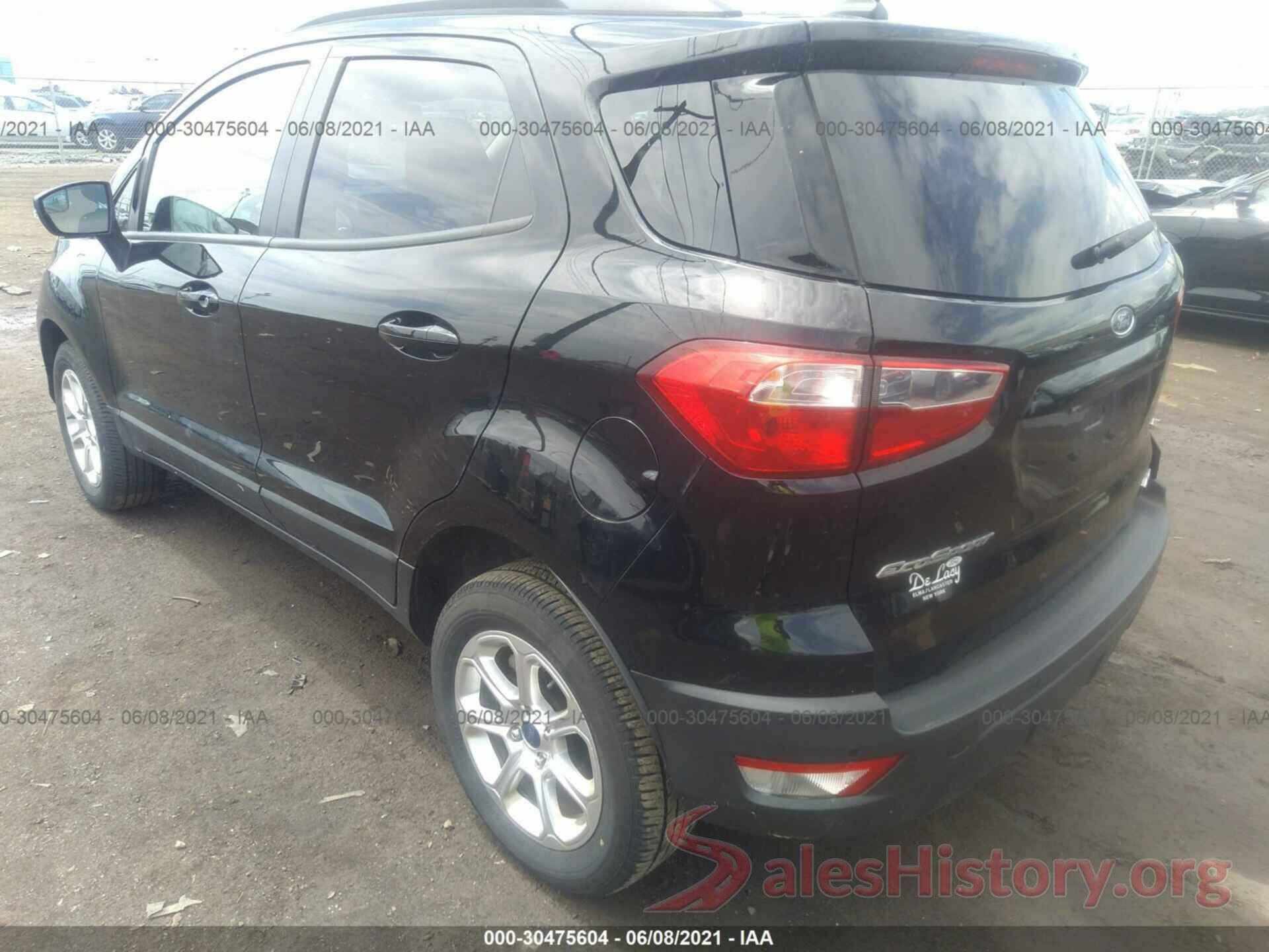 MAJ6S3GL4KC287694 2019 FORD ECOSPORT