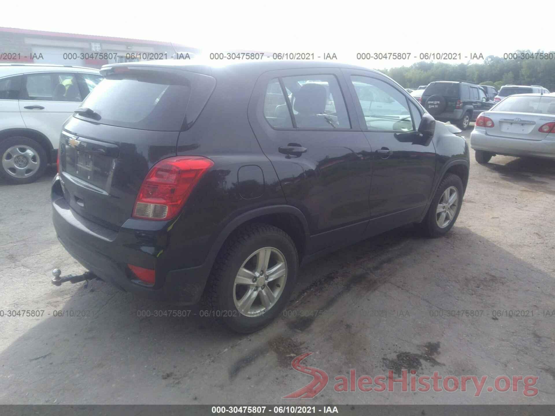 3GNCJNSB9HL289231 2017 CHEVROLET TRAX