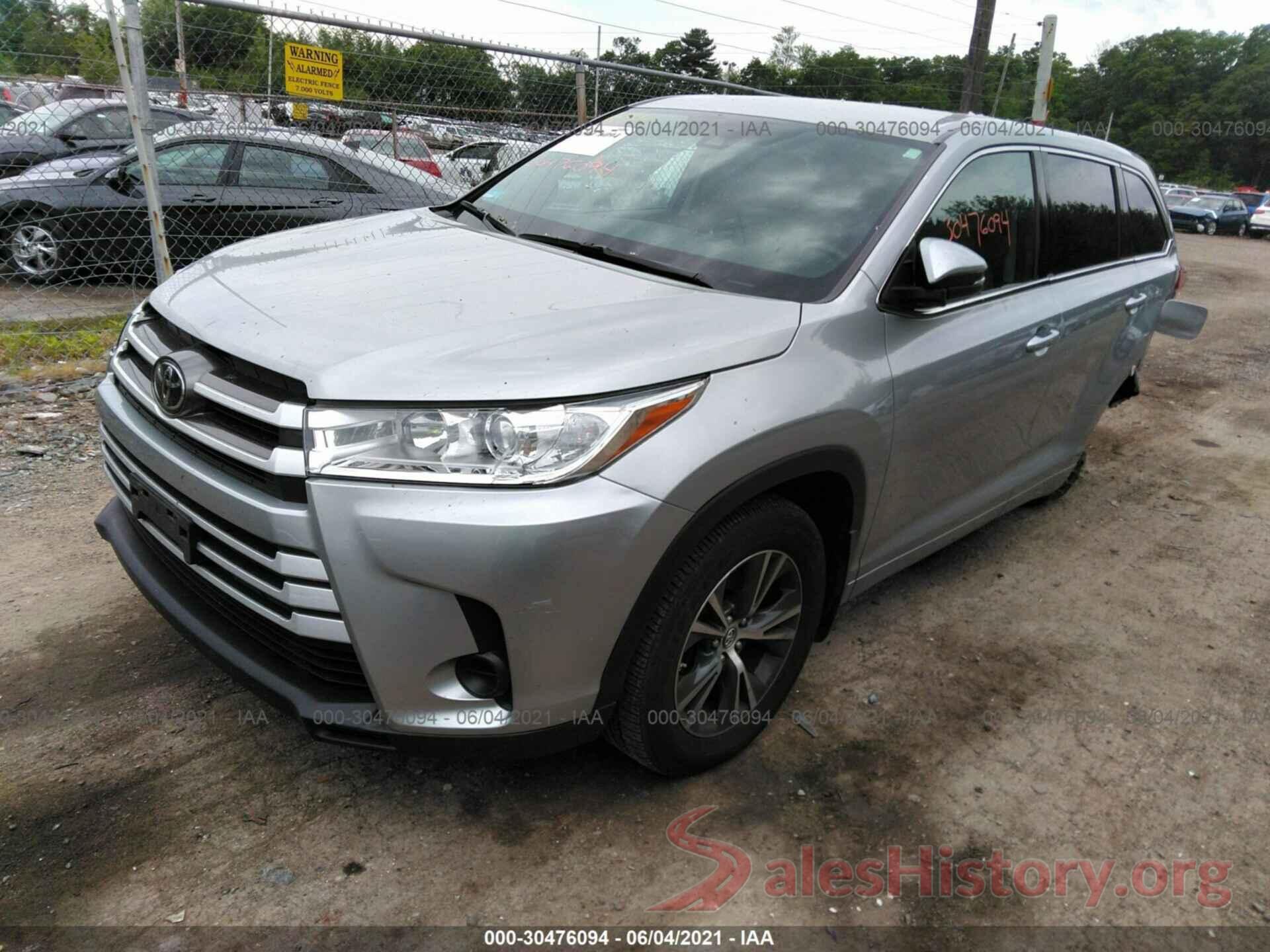 5TDBZRFH2HS441783 2017 TOYOTA HIGHLANDER