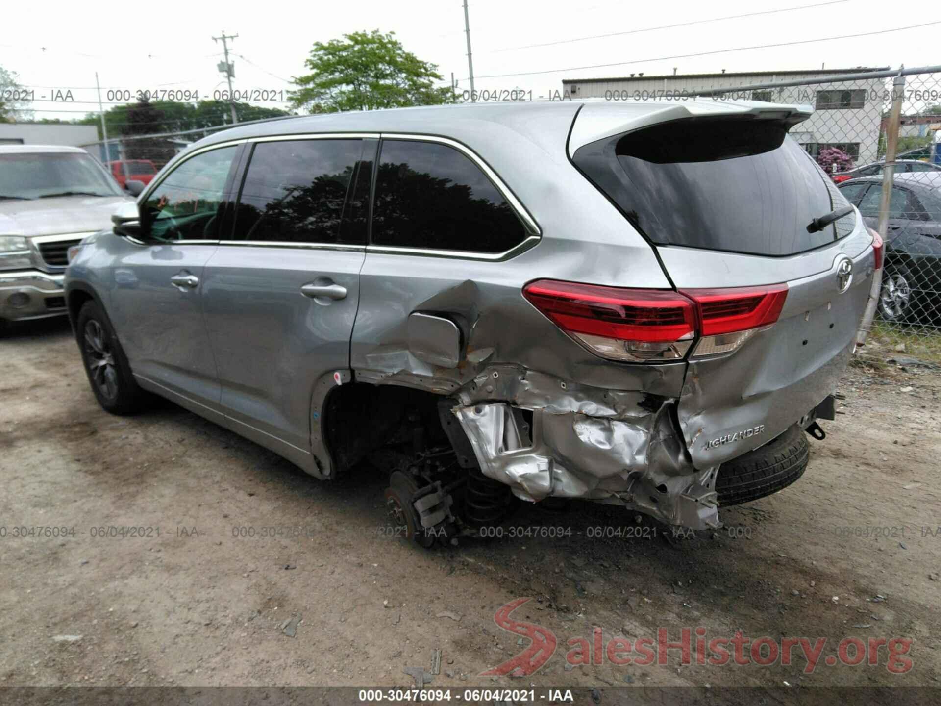 5TDBZRFH2HS441783 2017 TOYOTA HIGHLANDER