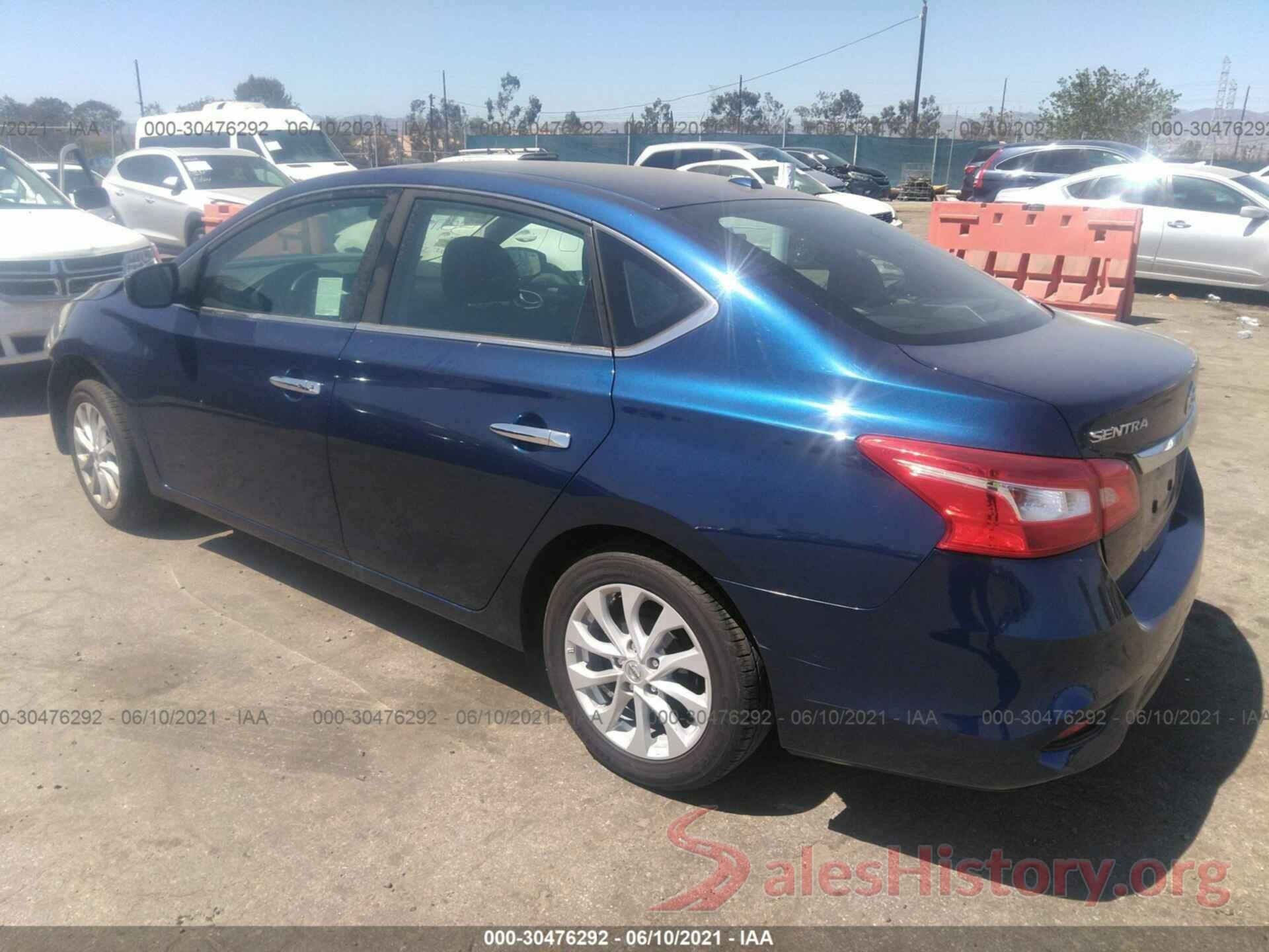 3N1AB7APXKY363923 2019 NISSAN SENTRA