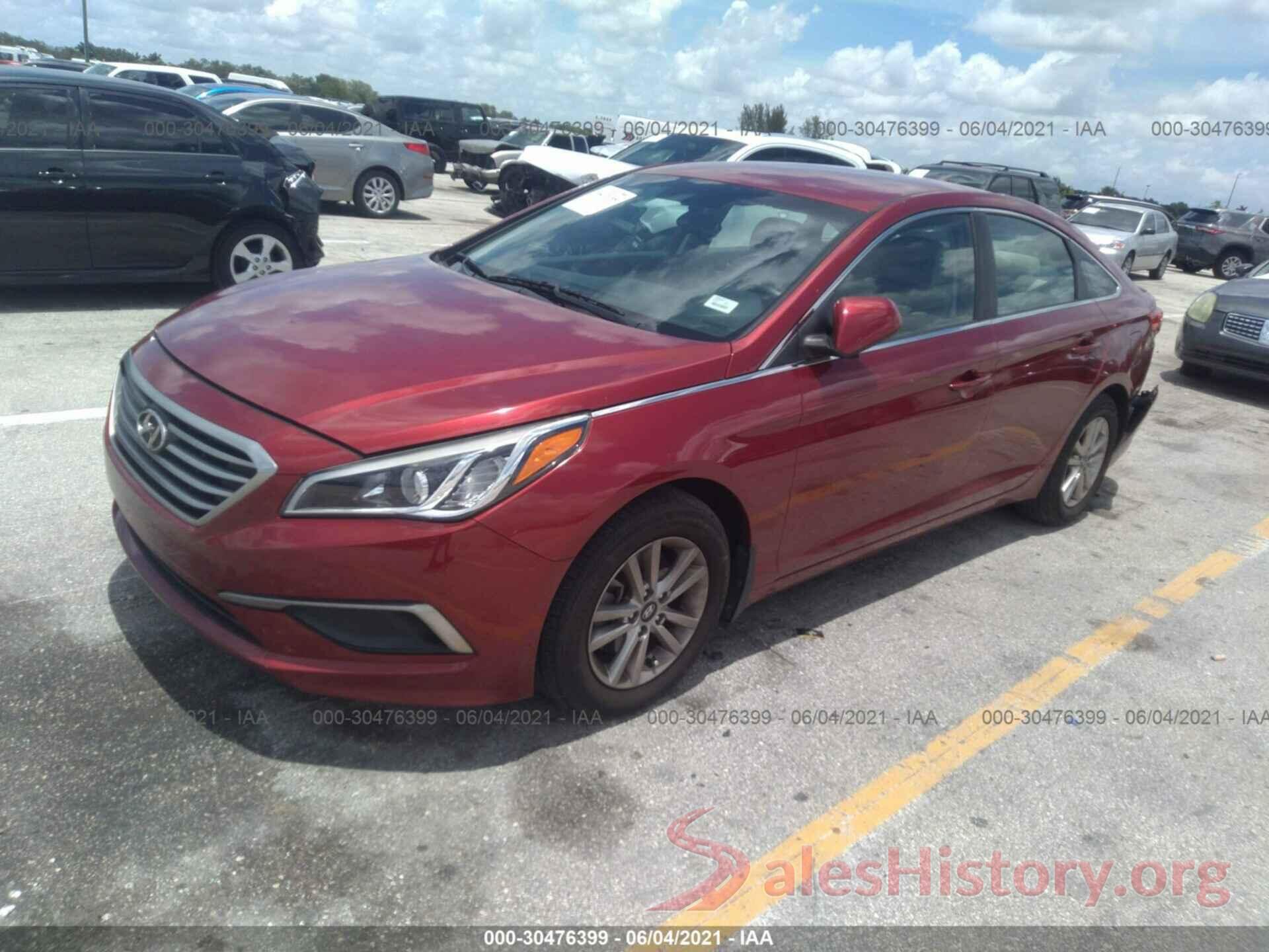 5NPE24AF5GH282112 2016 HYUNDAI SONATA