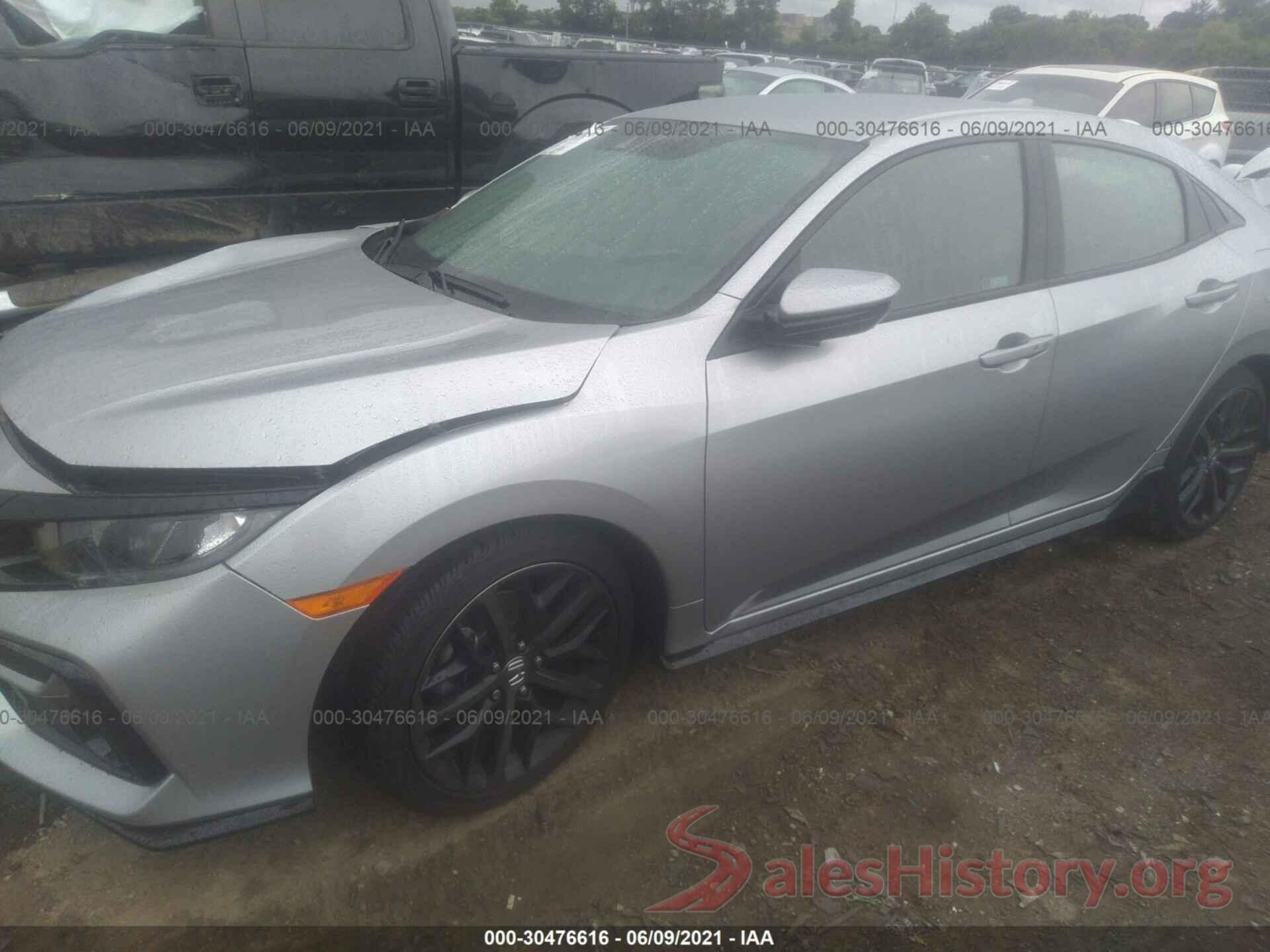 SHHFK7H49MU208579 2021 HONDA CIVIC HATCHBACK