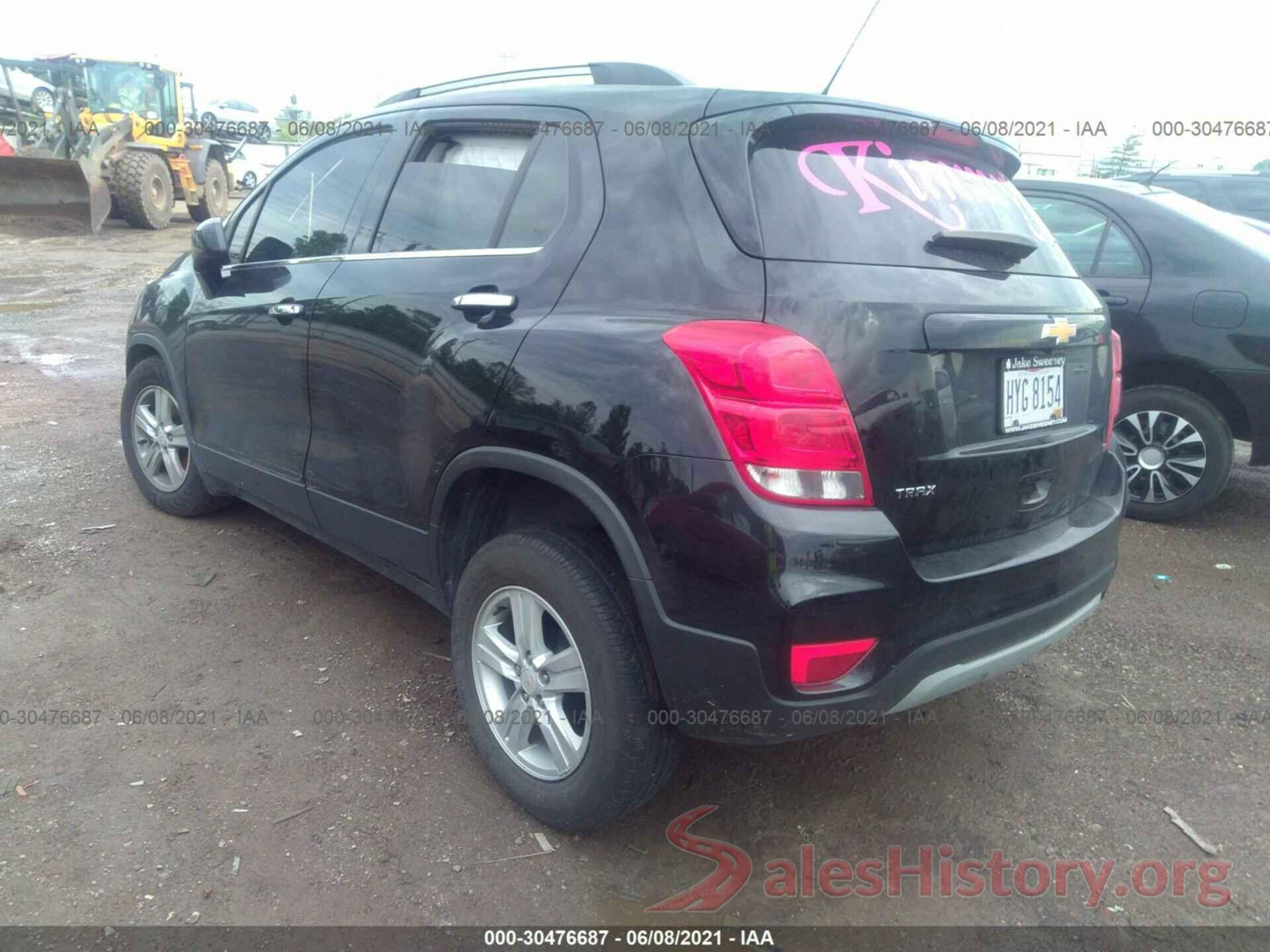 KL7CJLSB2KB907654 2019 CHEVROLET TRAX