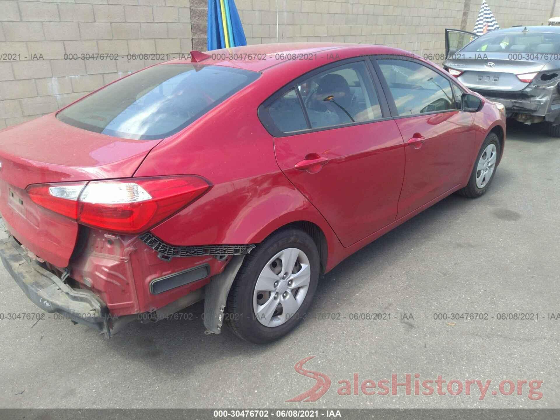 KNAFK4A66G5482238 2016 KIA FORTE