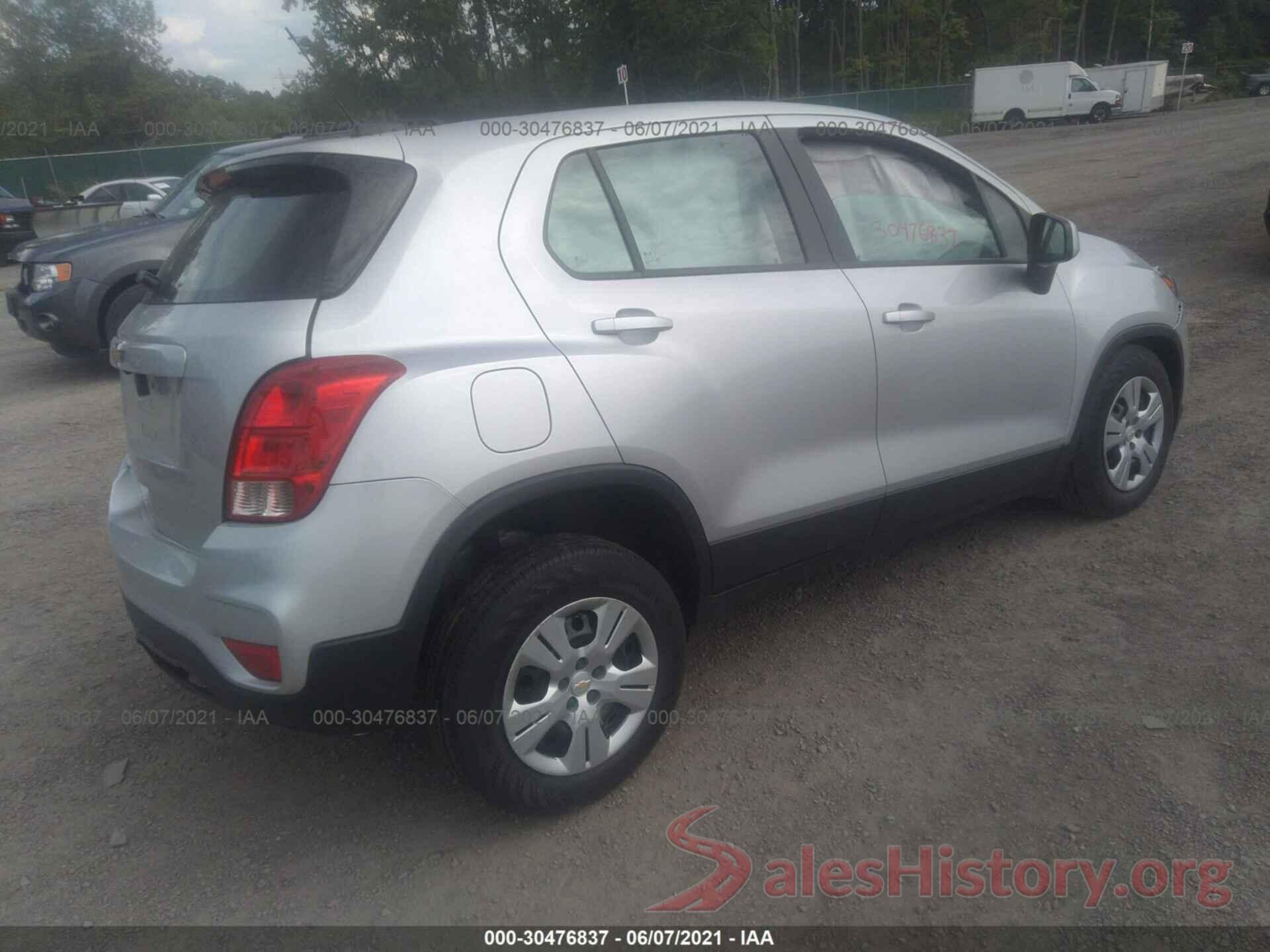 KL7CJKSB7JB606466 2018 CHEVROLET TRAX