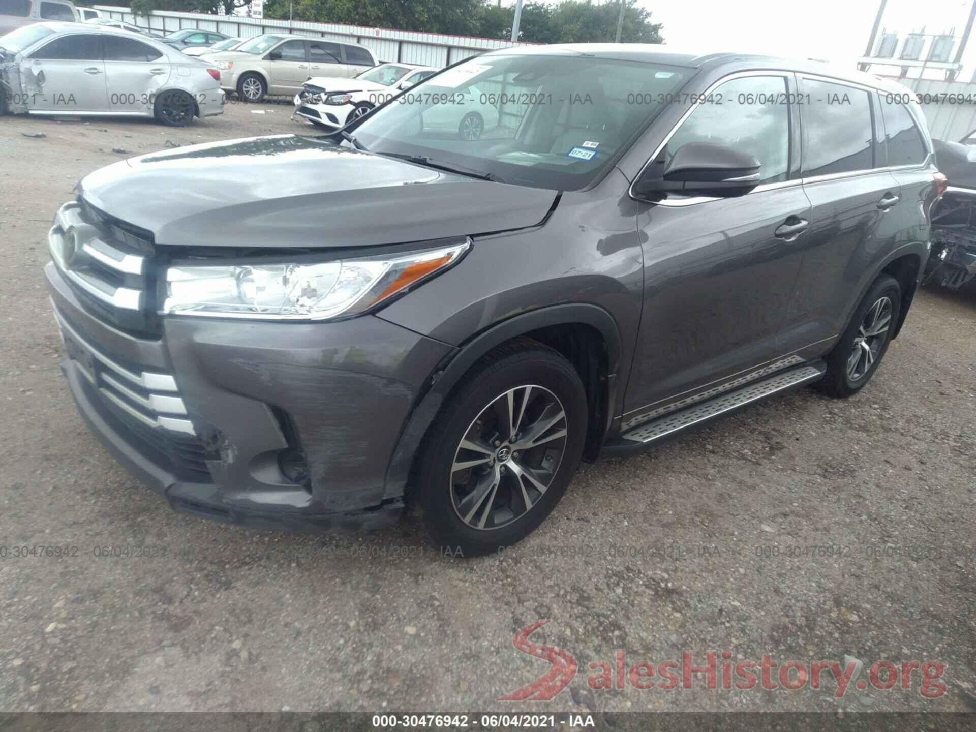 5TDZZRFHXJS255008 2018 TOYOTA HIGHLANDER