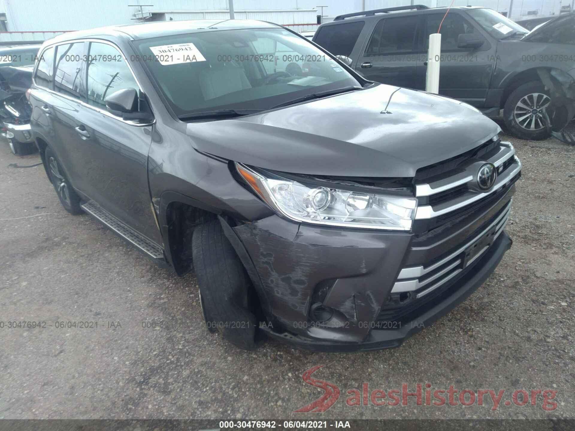 5TDZZRFHXJS255008 2018 TOYOTA HIGHLANDER