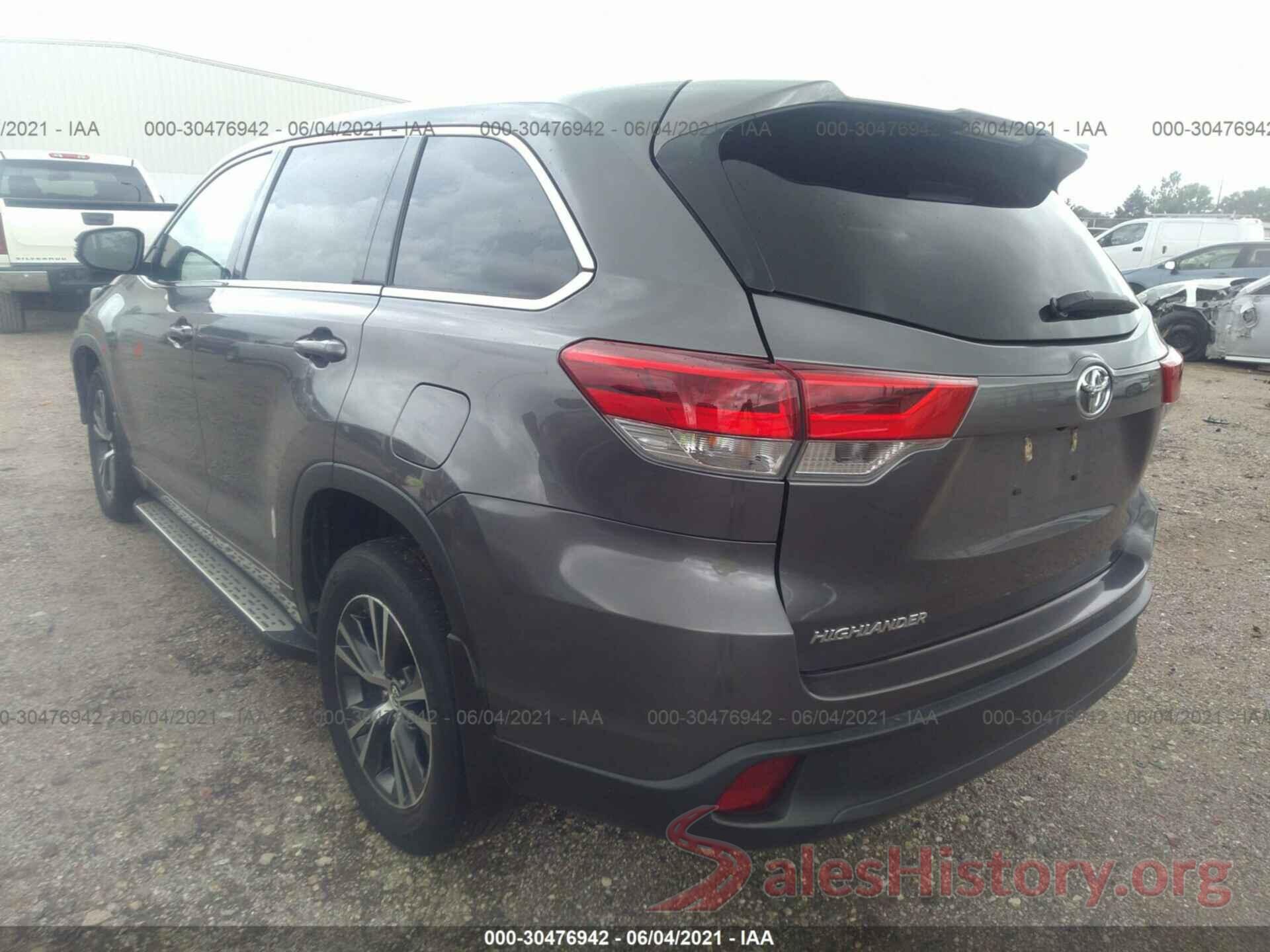 5TDZZRFHXJS255008 2018 TOYOTA HIGHLANDER