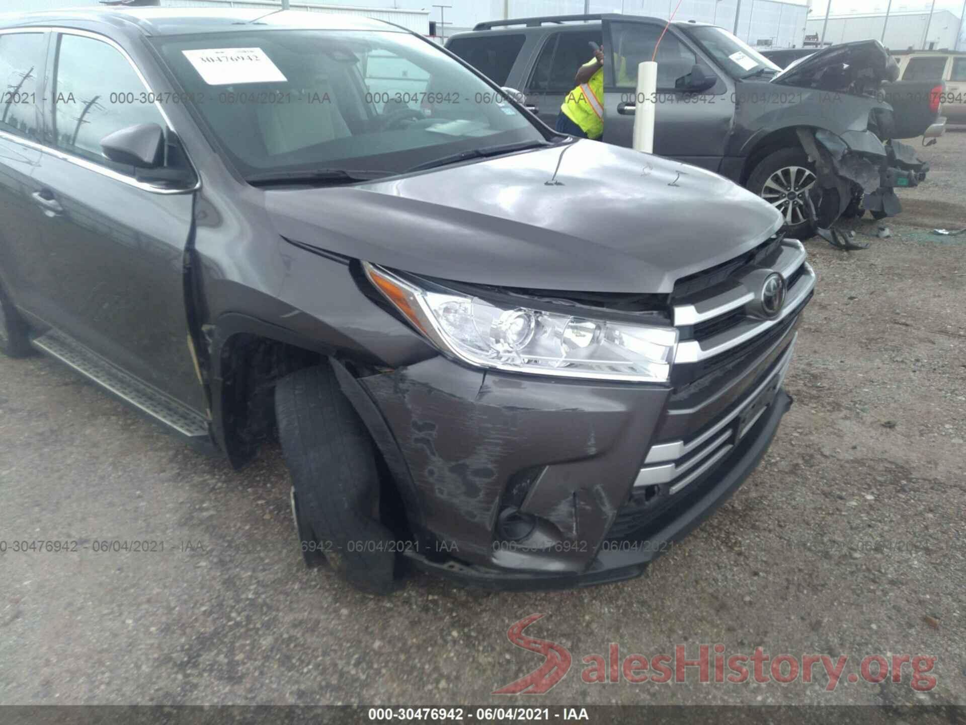 5TDZZRFHXJS255008 2018 TOYOTA HIGHLANDER