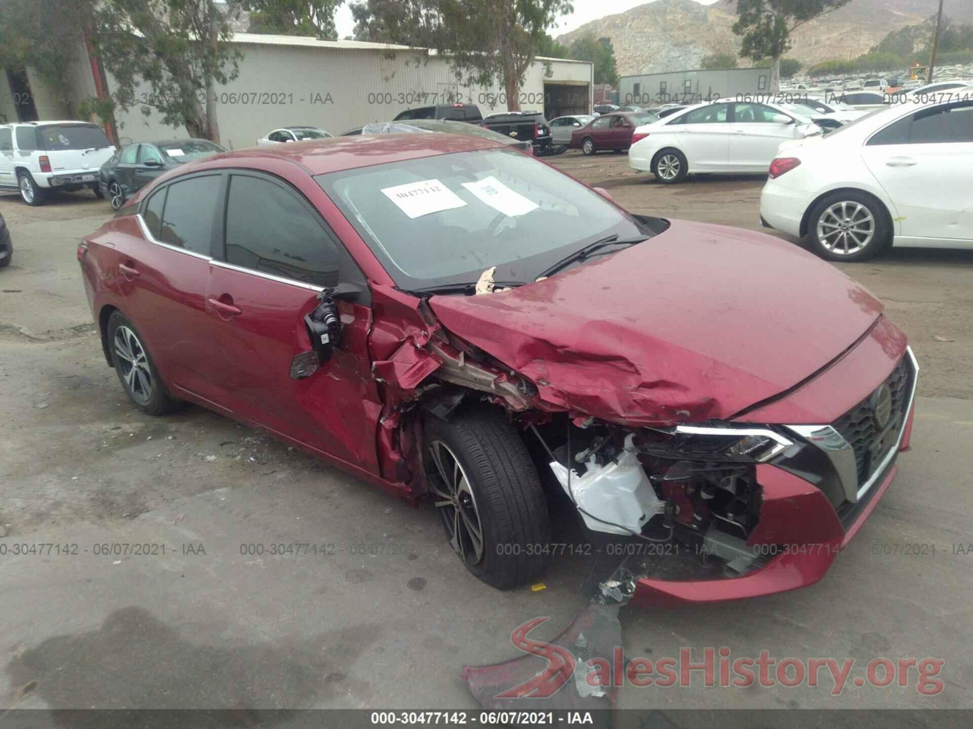 3N1AB8CV4LY240203 2020 NISSAN SENTRA