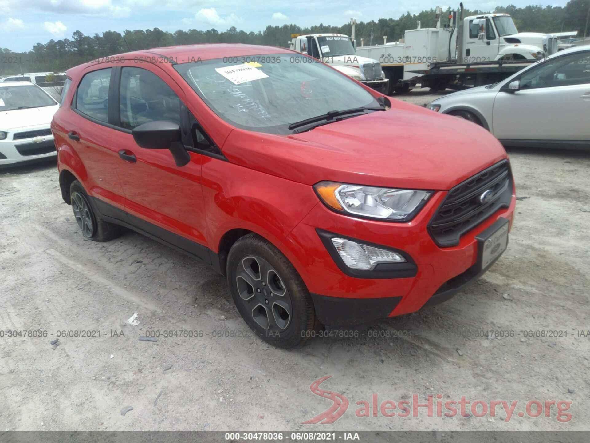 MAJ3P1REXJC203156 2018 FORD ECOSPORT