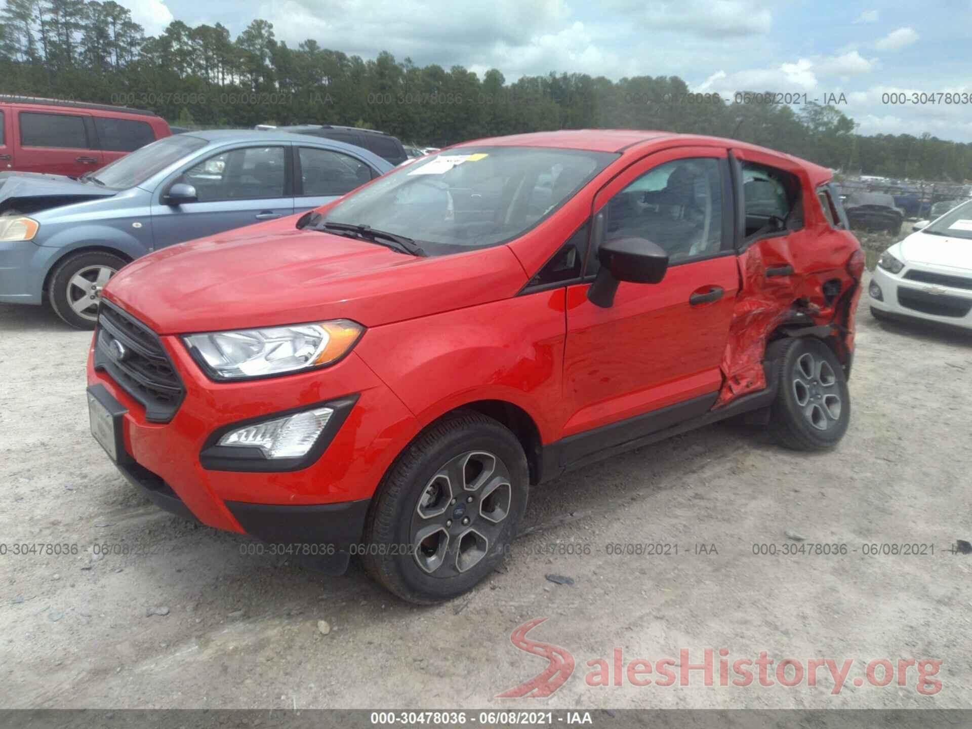 MAJ3P1REXJC203156 2018 FORD ECOSPORT