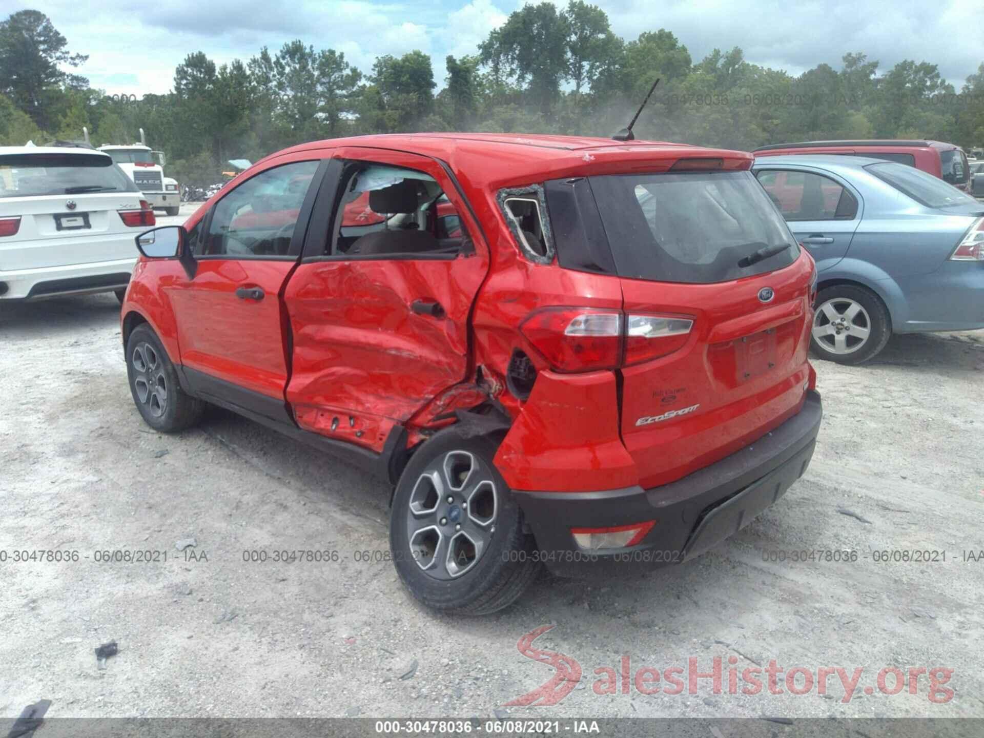 MAJ3P1REXJC203156 2018 FORD ECOSPORT