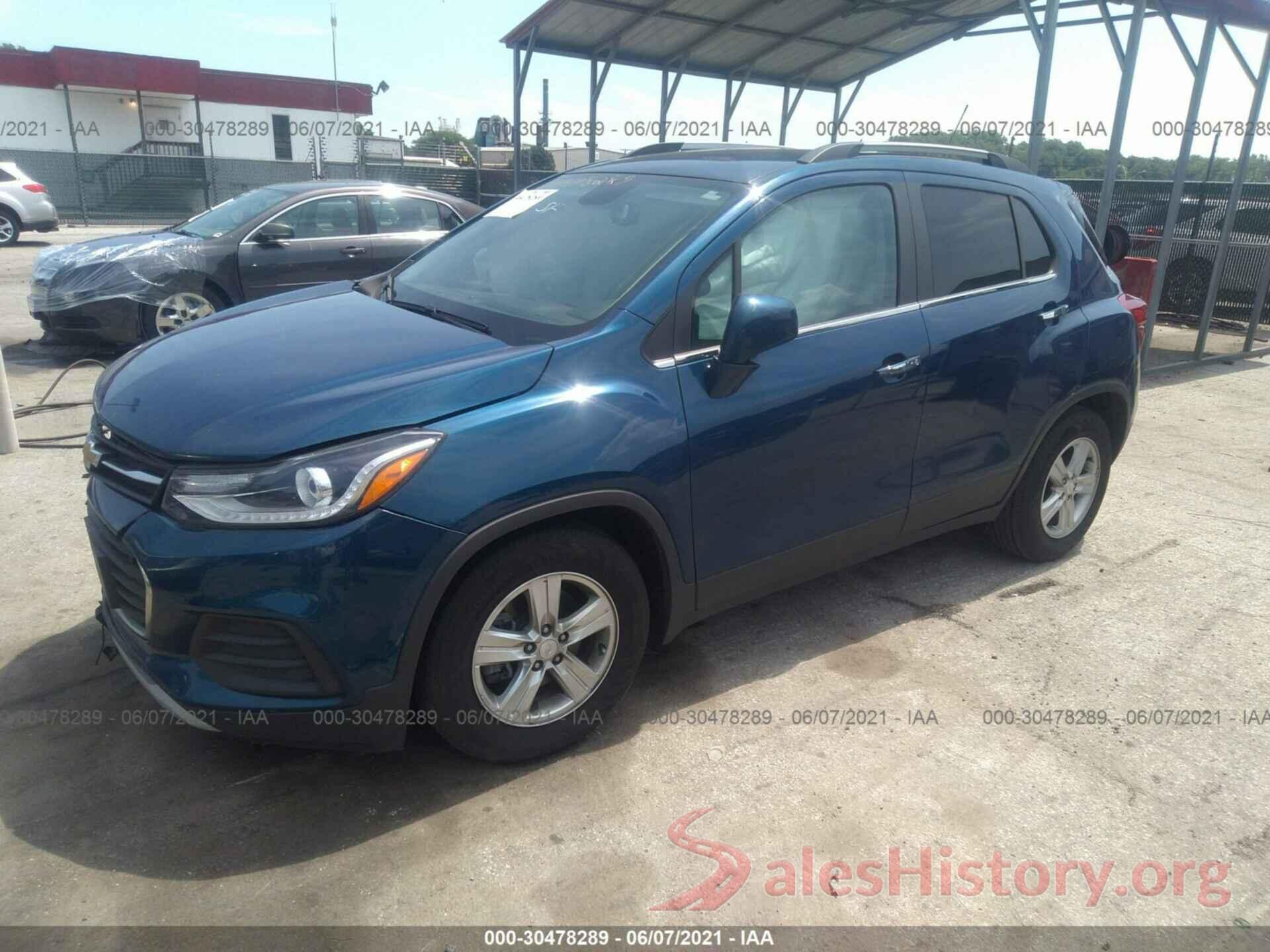 3GNCJLSBXKL162208 2019 CHEVROLET TRAX