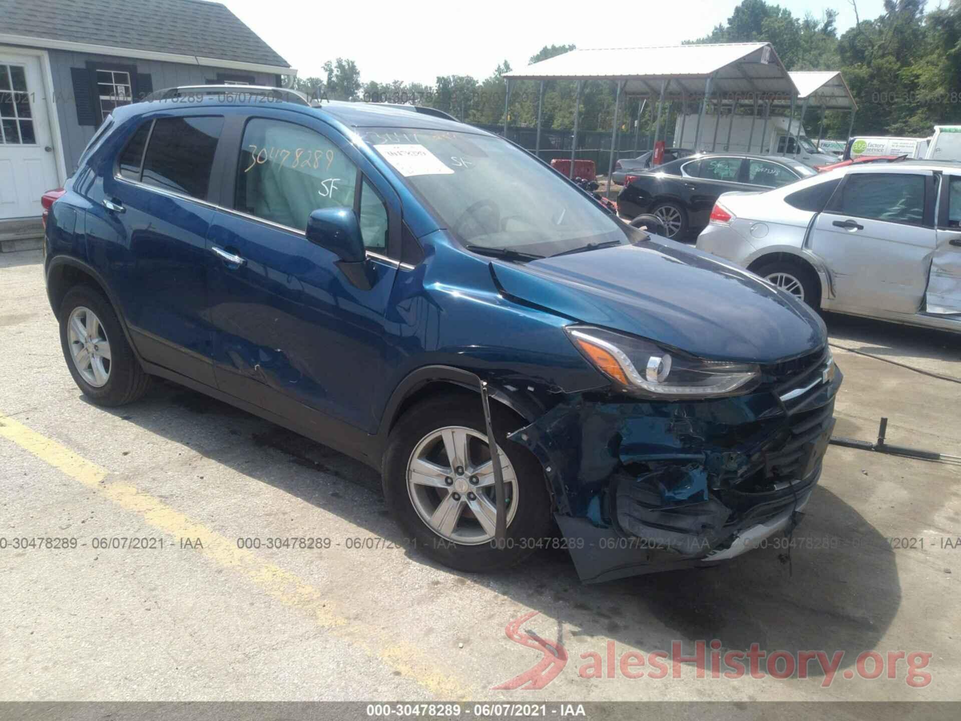 3GNCJLSBXKL162208 2019 CHEVROLET TRAX