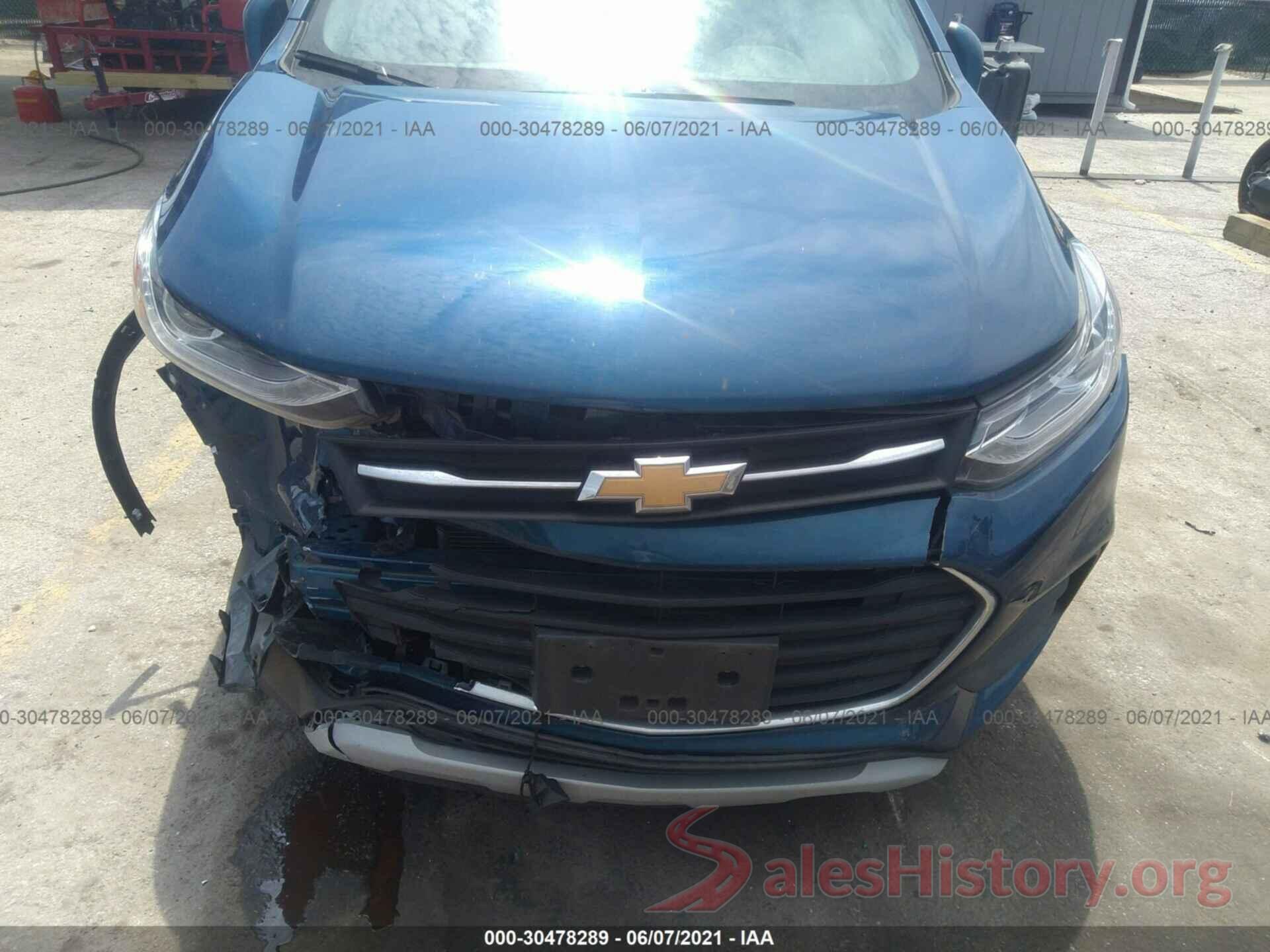 3GNCJLSBXKL162208 2019 CHEVROLET TRAX