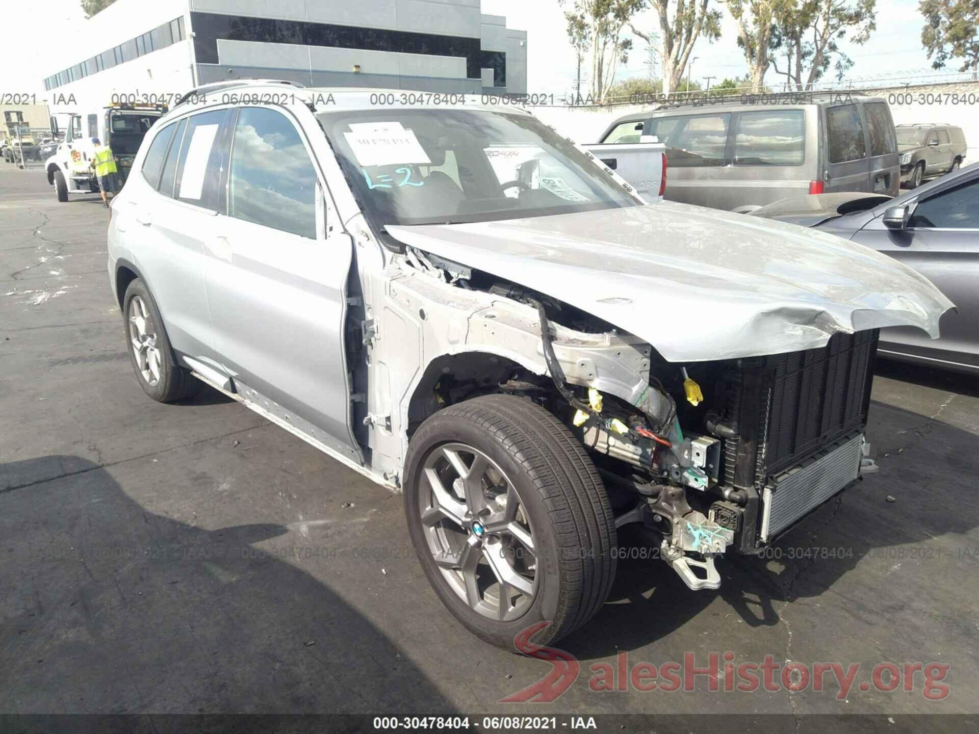 5UXTY3C06LLU70862 2020 BMW X3