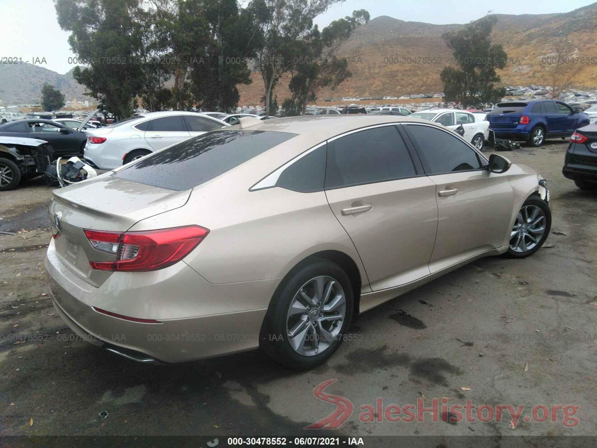 1HGCV1F1XJA049837 2018 HONDA ACCORD SEDAN