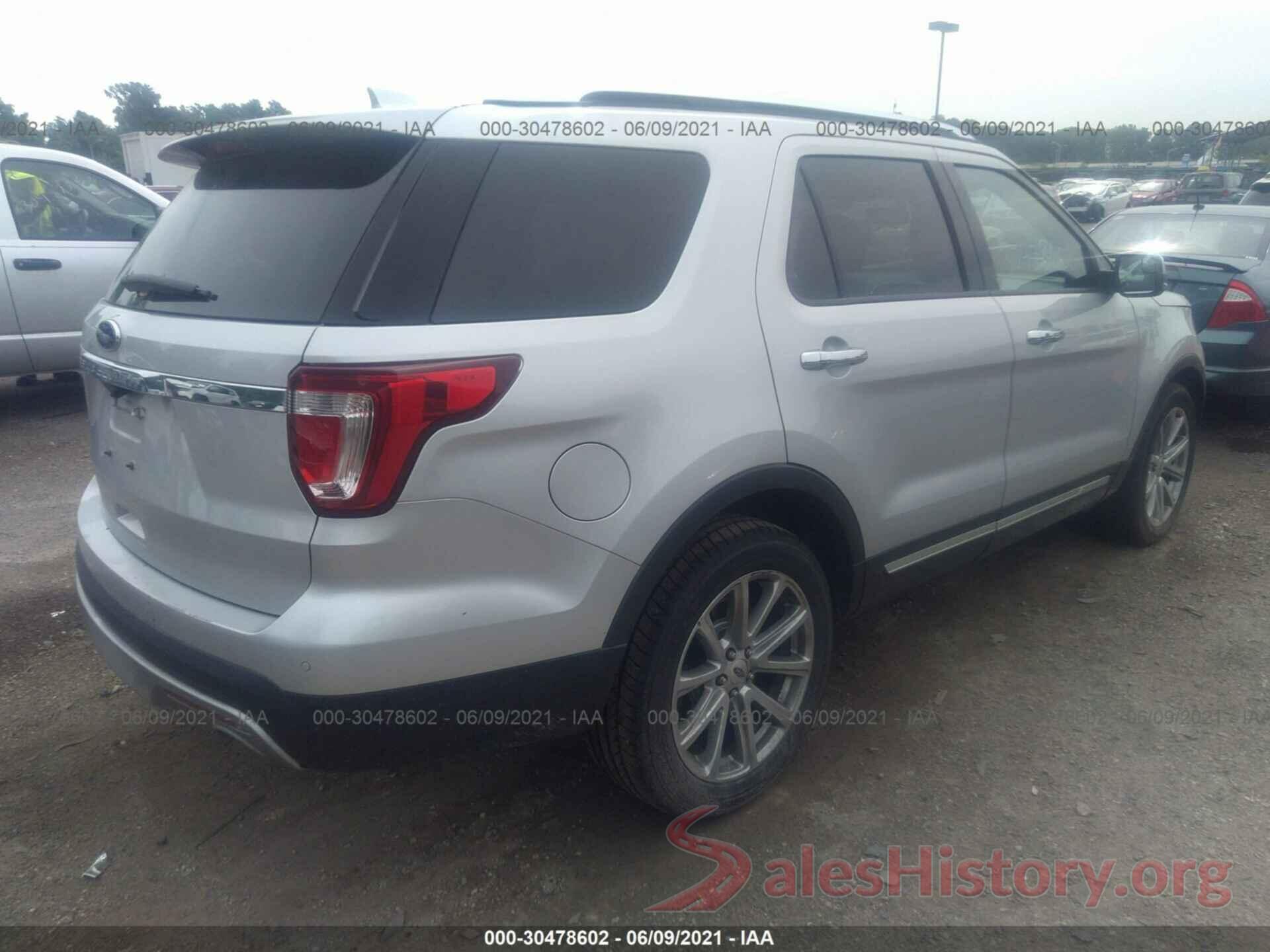 1FM5K8F81HGD24312 2017 FORD EXPLORER